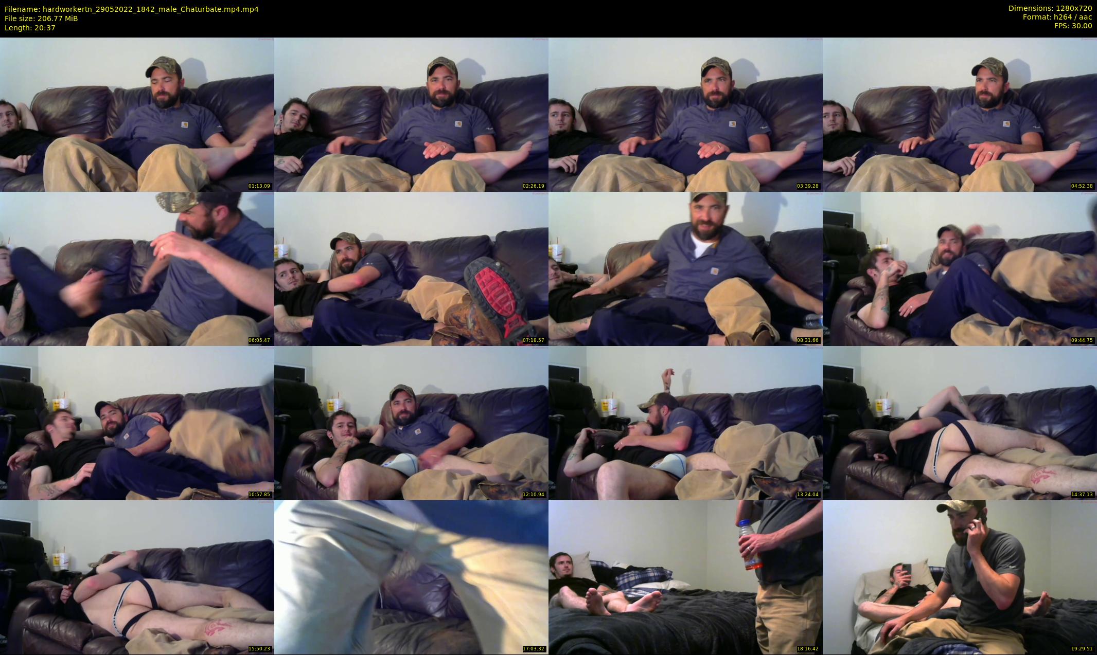 hardworkertn — 21 minute Chaturbate male cam show recording, 720p, May 29, 2022