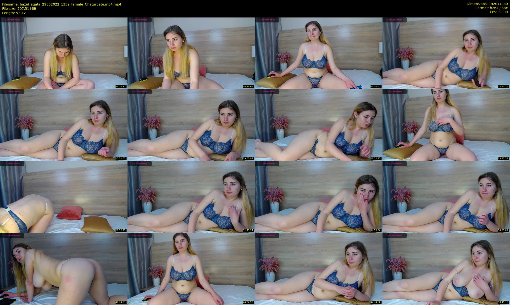 hazel_agata — 54 minute Chaturbate female cam show recording, 1080p, May 29, 2022