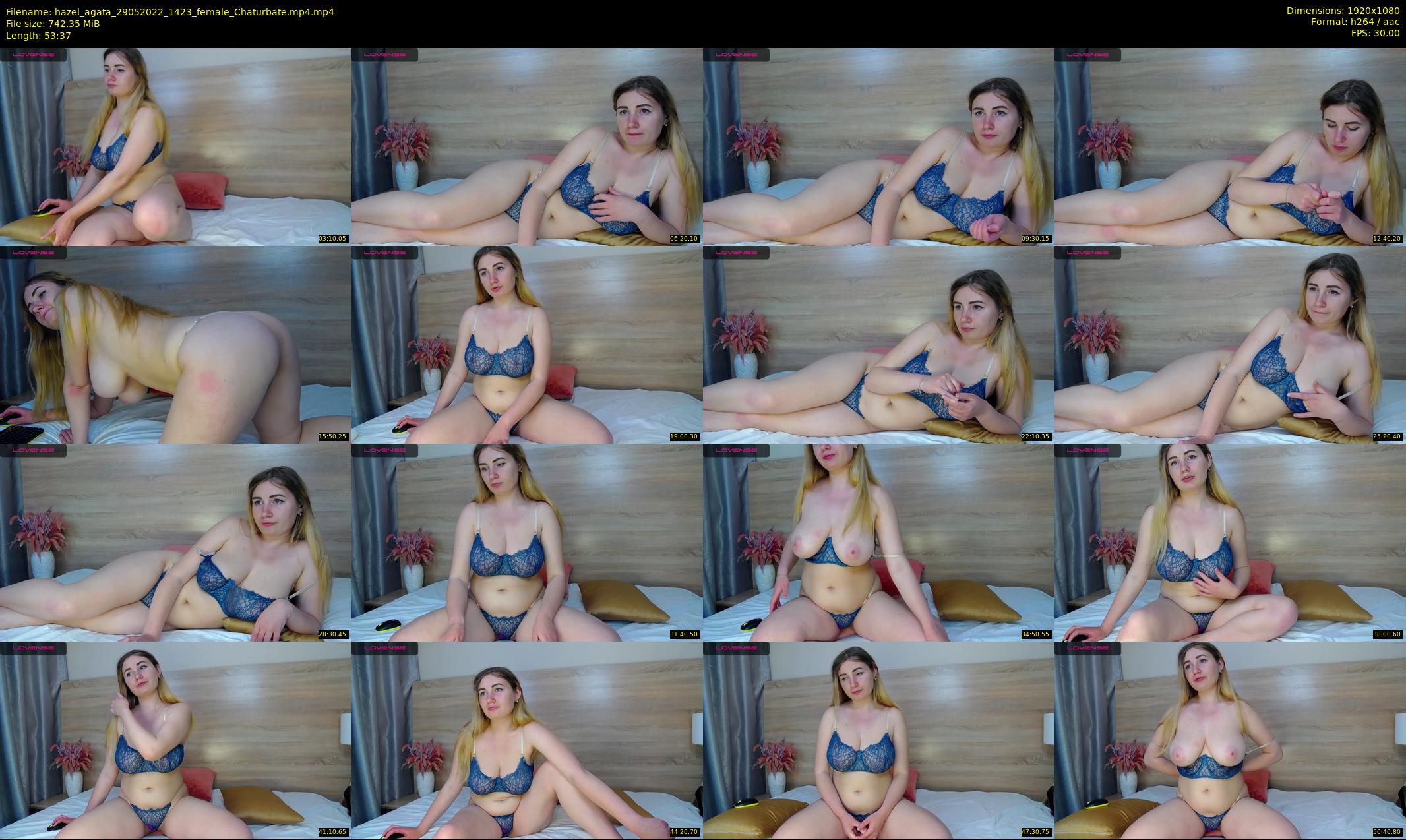 hazel_agata — 54 minute Chaturbate female cam show recording, 1080p, May 29, 2022