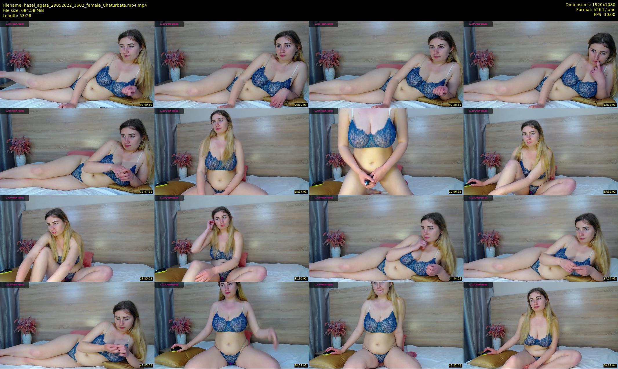 hazel_agata — 54 minute Chaturbate female cam show recording, 1080p, May 29, 2022