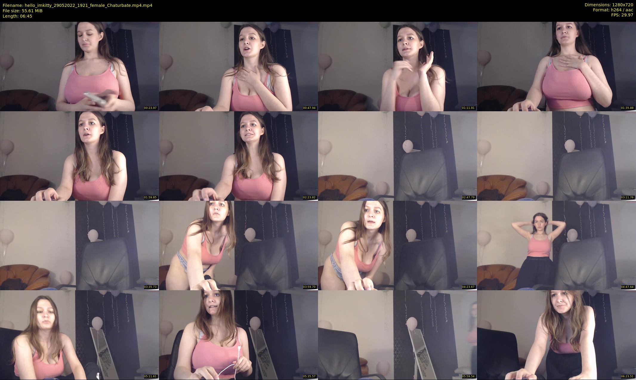 hello_imkitty — 7 minute Chaturbate female cam show recording, 720p, May 29, 2022