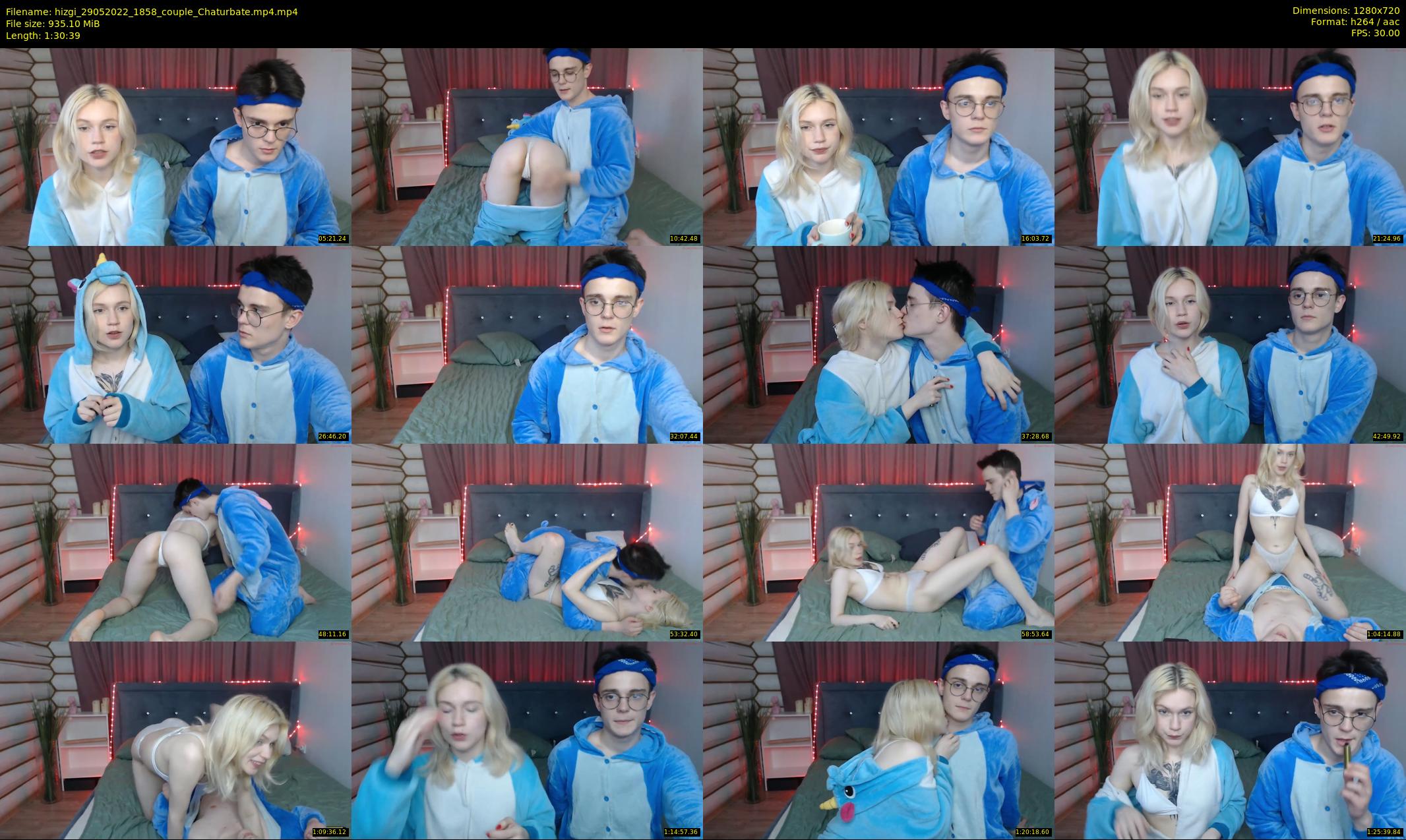 hizgi — 91 minute Chaturbate couple cam show recording, 720p, May 29, 2022