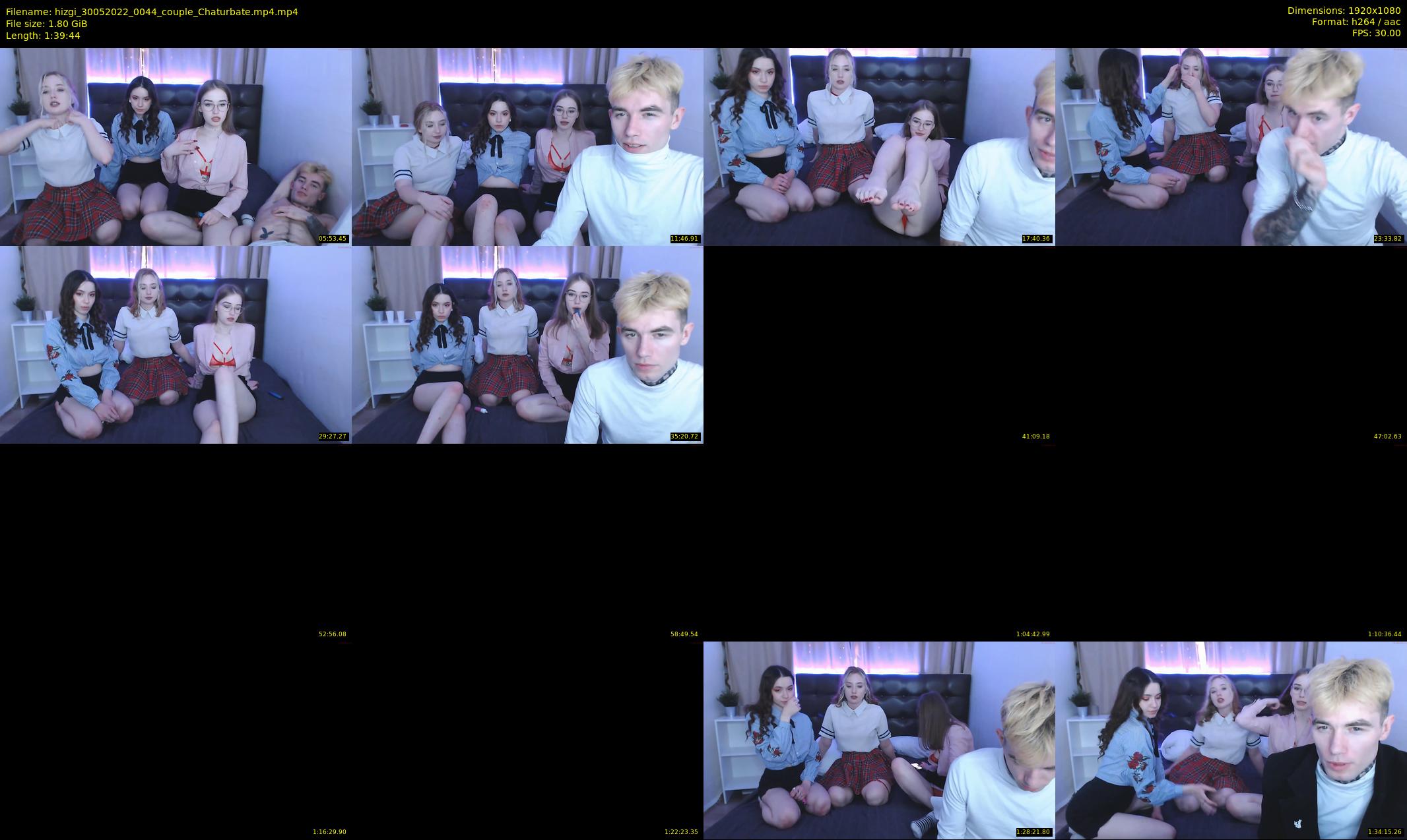 hizgi — 100 minute Chaturbate couple cam show recording, 1080p, May 30, 2022