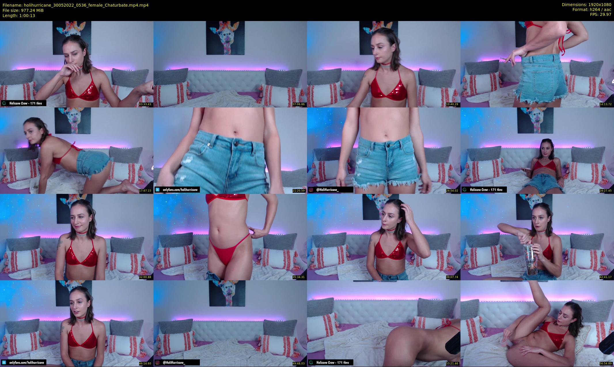 holihurricane — 61 minute Chaturbate female cam show recording, 1080p, May 30, 2022