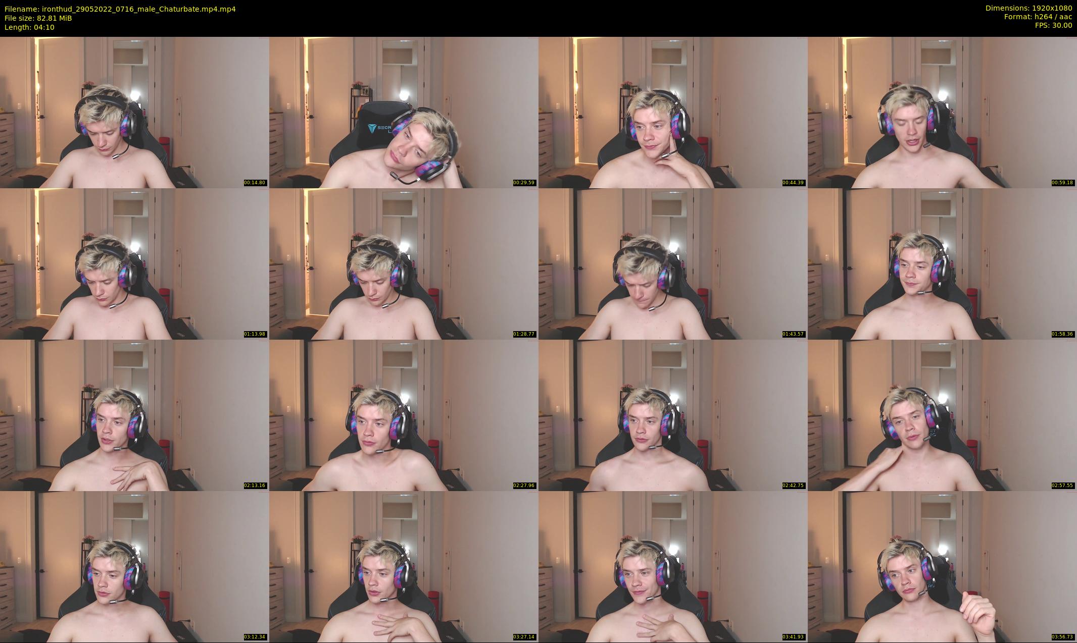 ironthud — 5 minute Chaturbate male cam show recording, 1080p, May 29, 2022