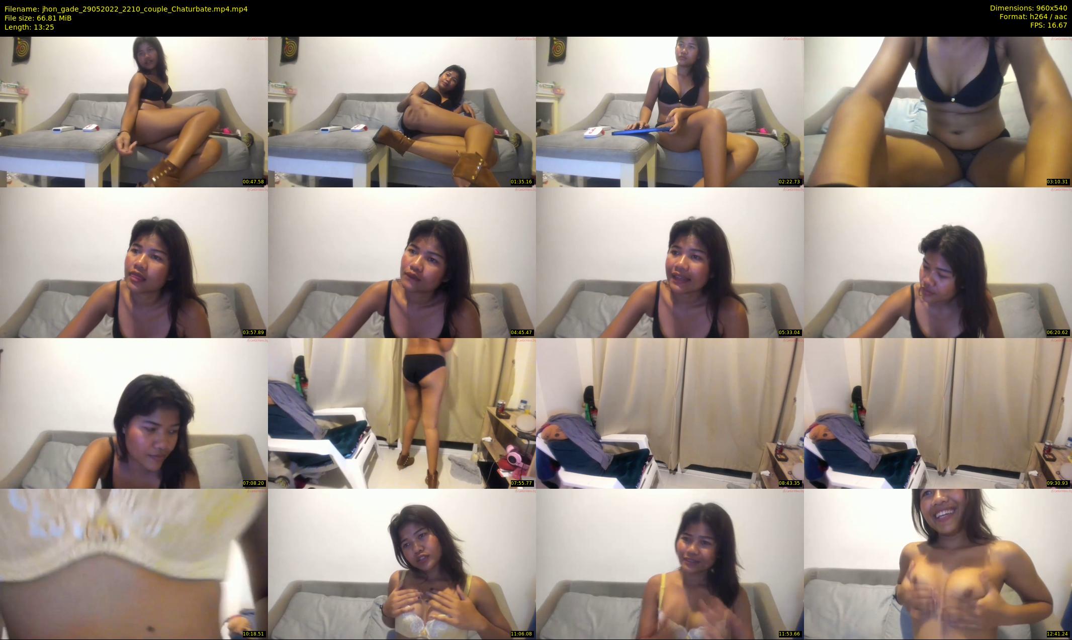 jhon_gade — 14 minute Chaturbate couple cam show recording, 480p, May 29, 2022