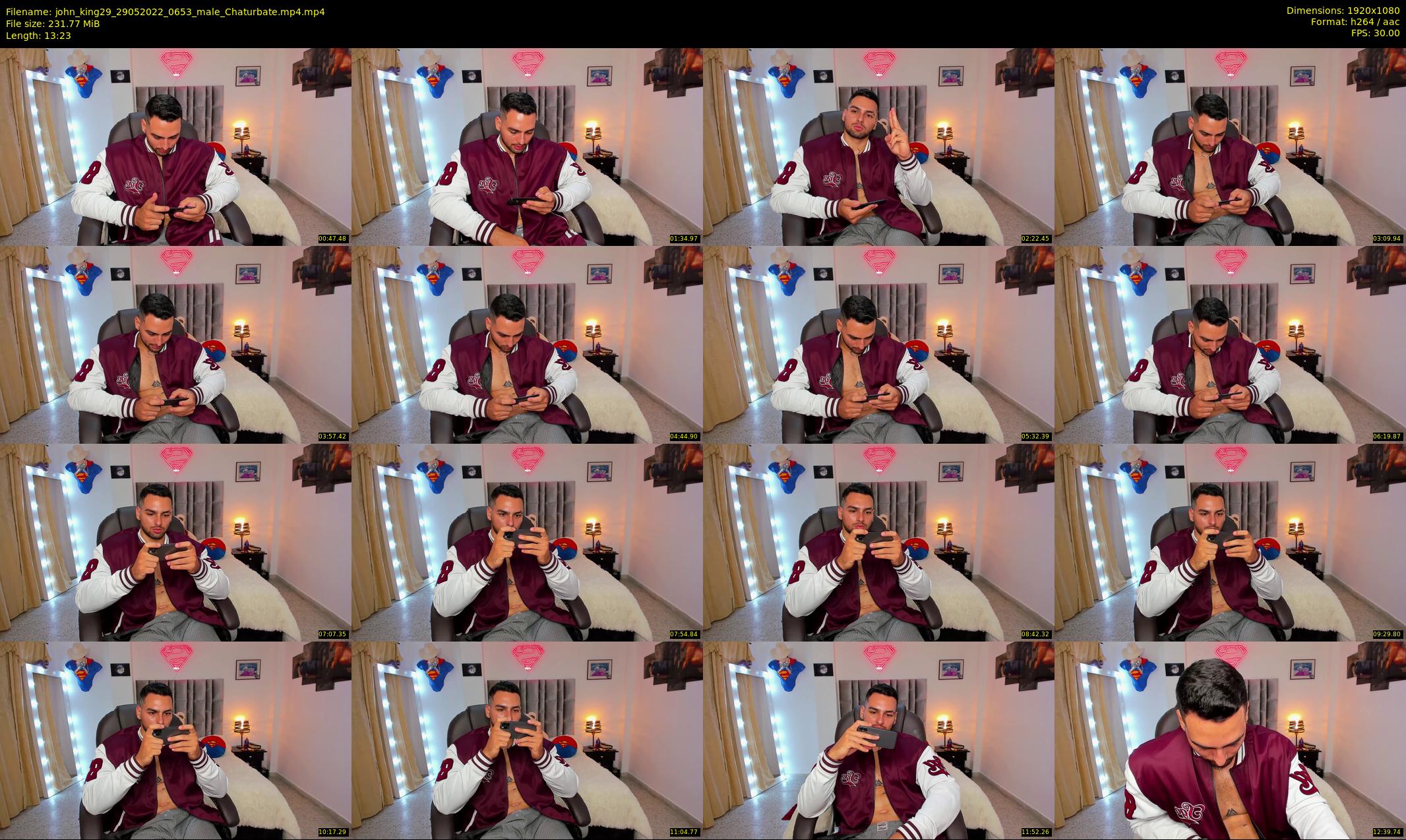 john_king29 — 14 minute Chaturbate male cam show recording, 1080p, May 29, 2022
