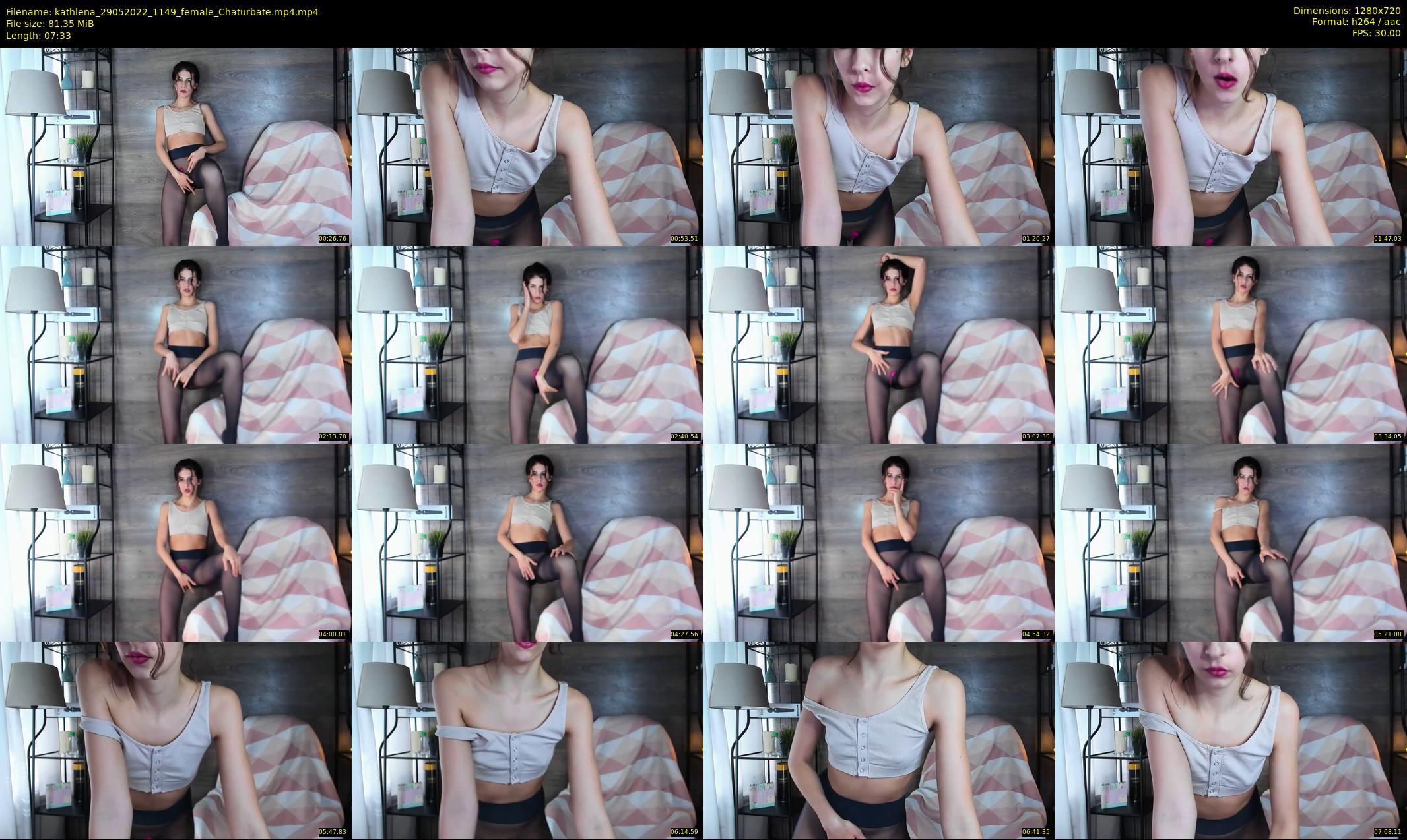 kathlena — 8 minute Chaturbate female cam show recording, 720p, May 29, 2022