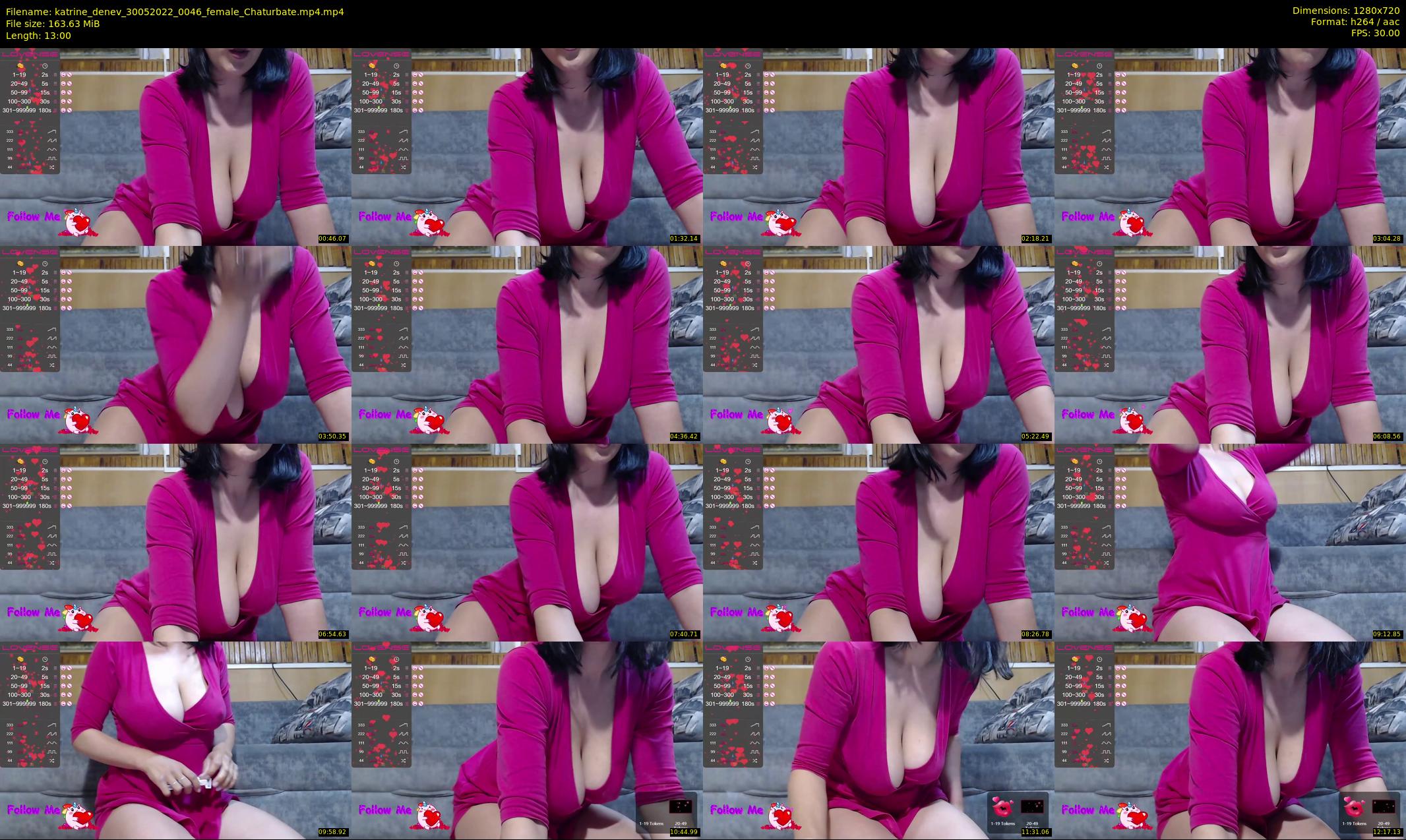 katrine_denev — 13 minute Chaturbate female cam show recording, 720p, May 30, 2022