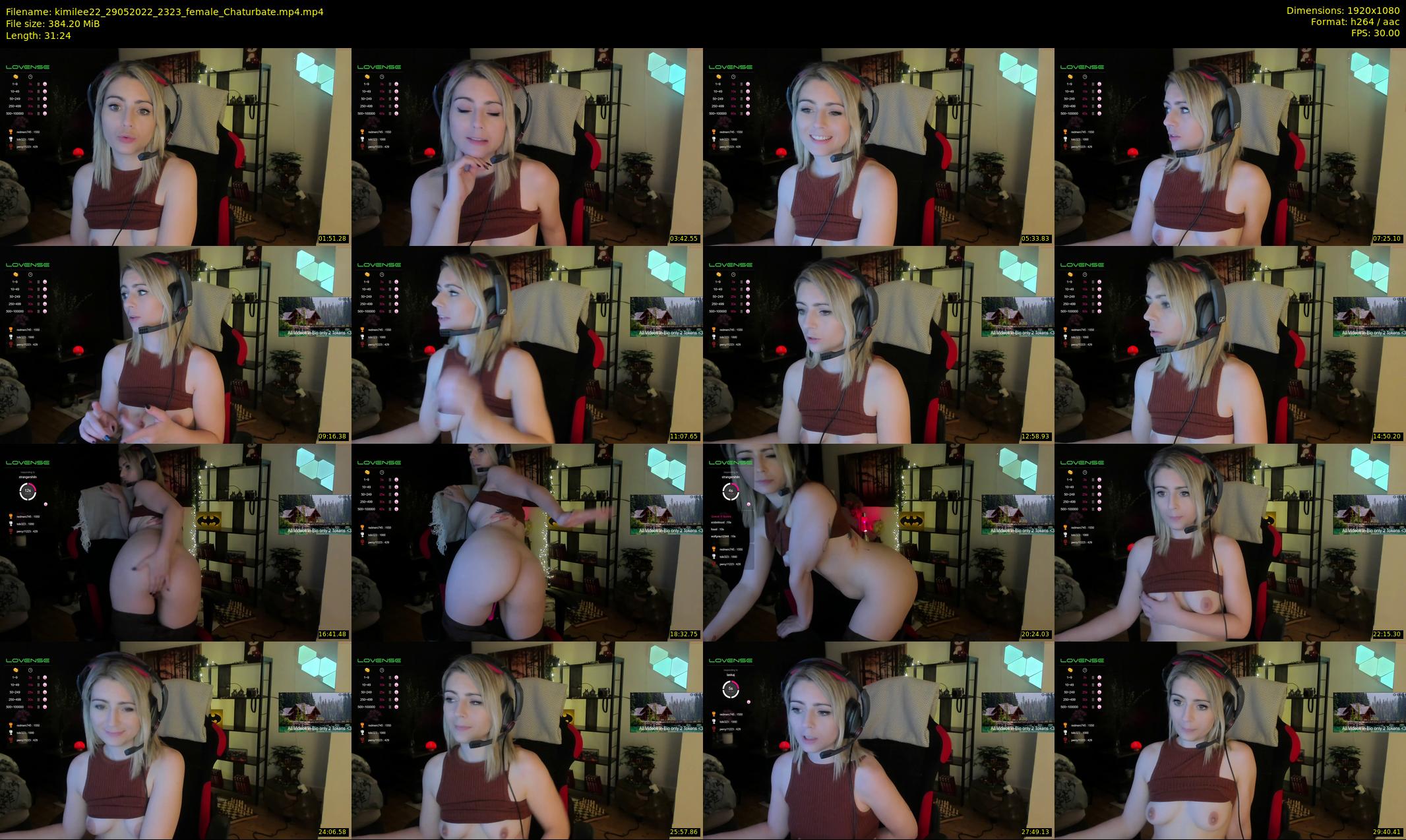 kimilee22 — 32 minute Chaturbate female cam show recording, 1080p, May 29, 2022
