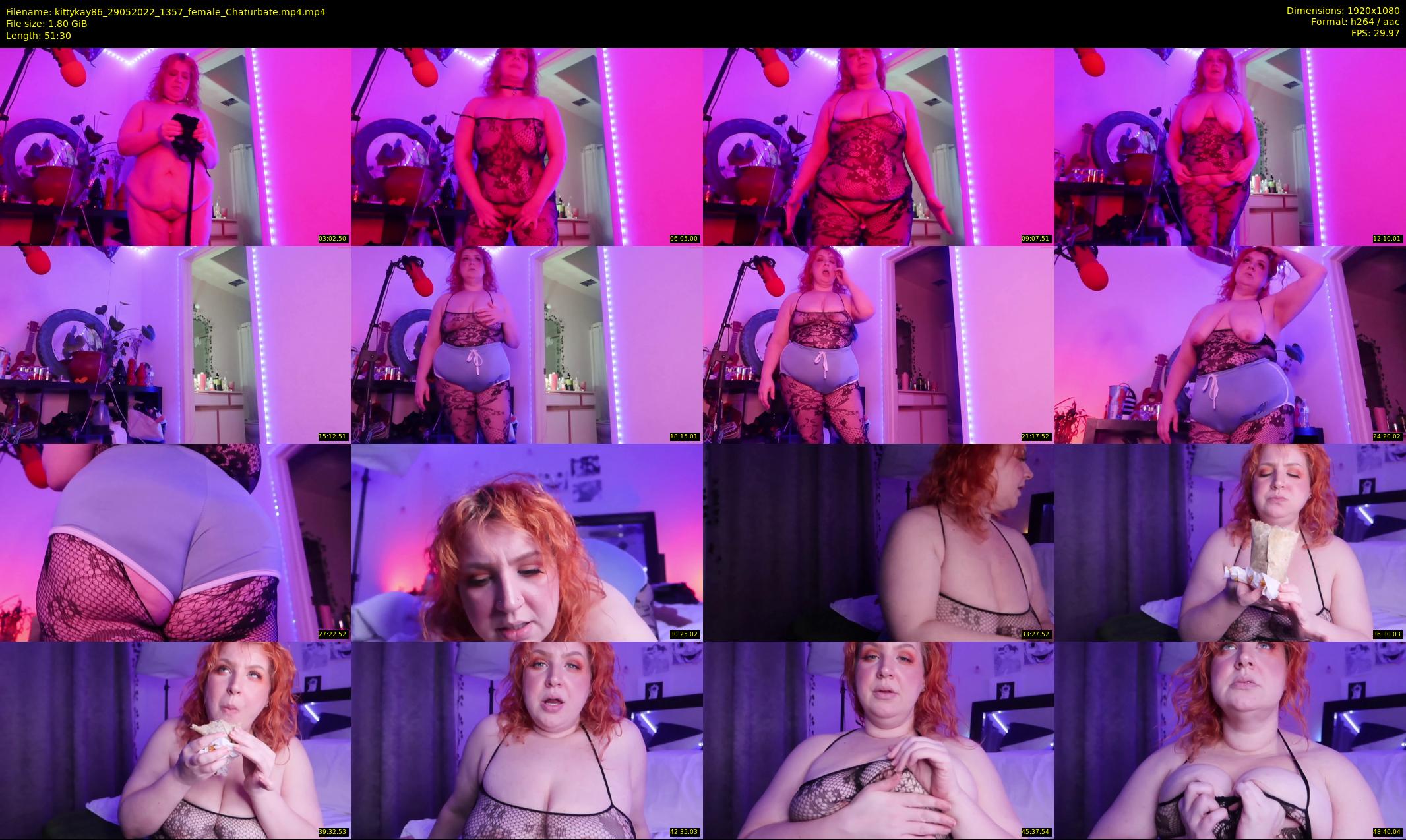 kittykay86 — 52 minute Chaturbate female cam show recording, 1080p, May 29, 2022