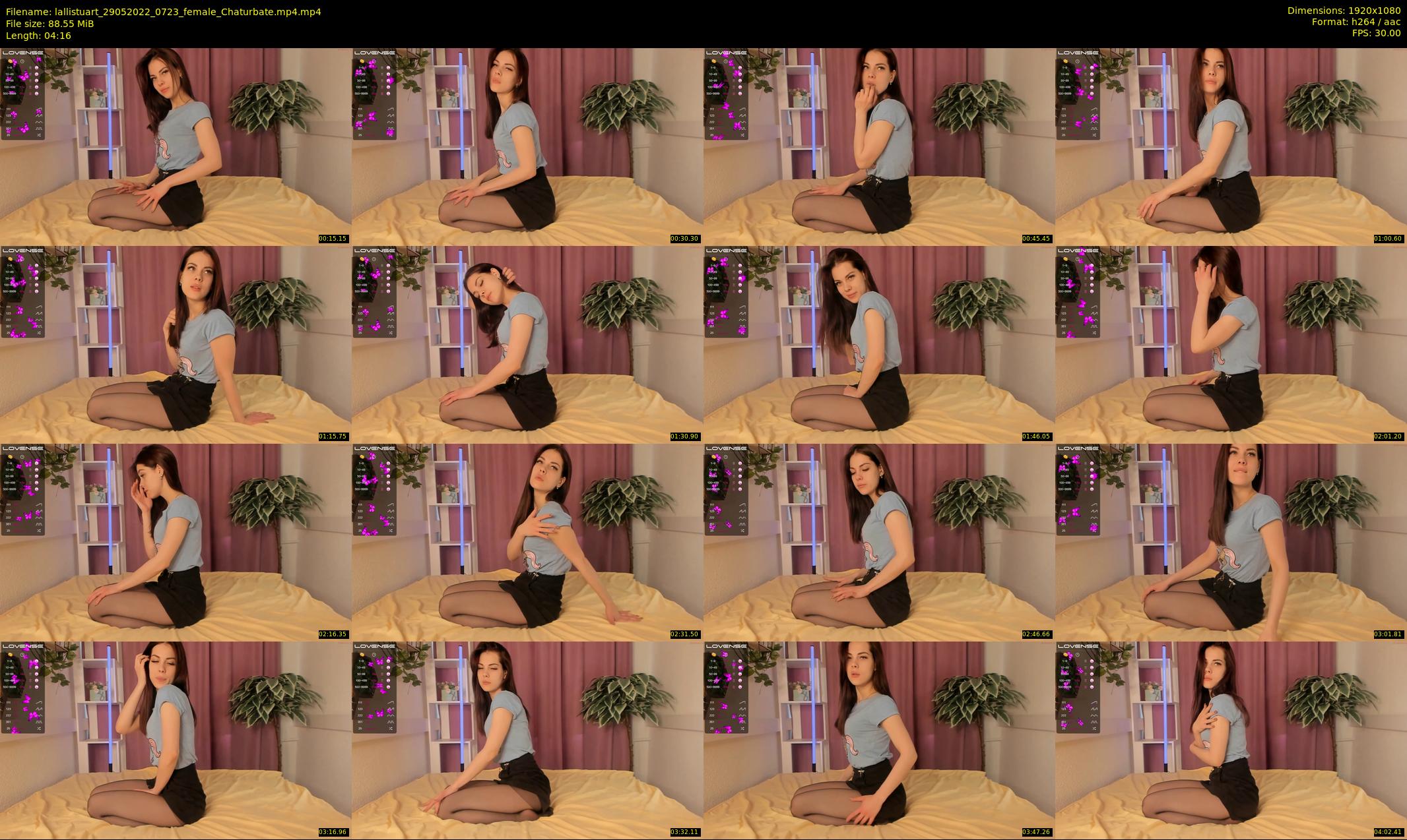 lallistuart — 5 minute Chaturbate female cam show recording, 1080p, May 29, 2022