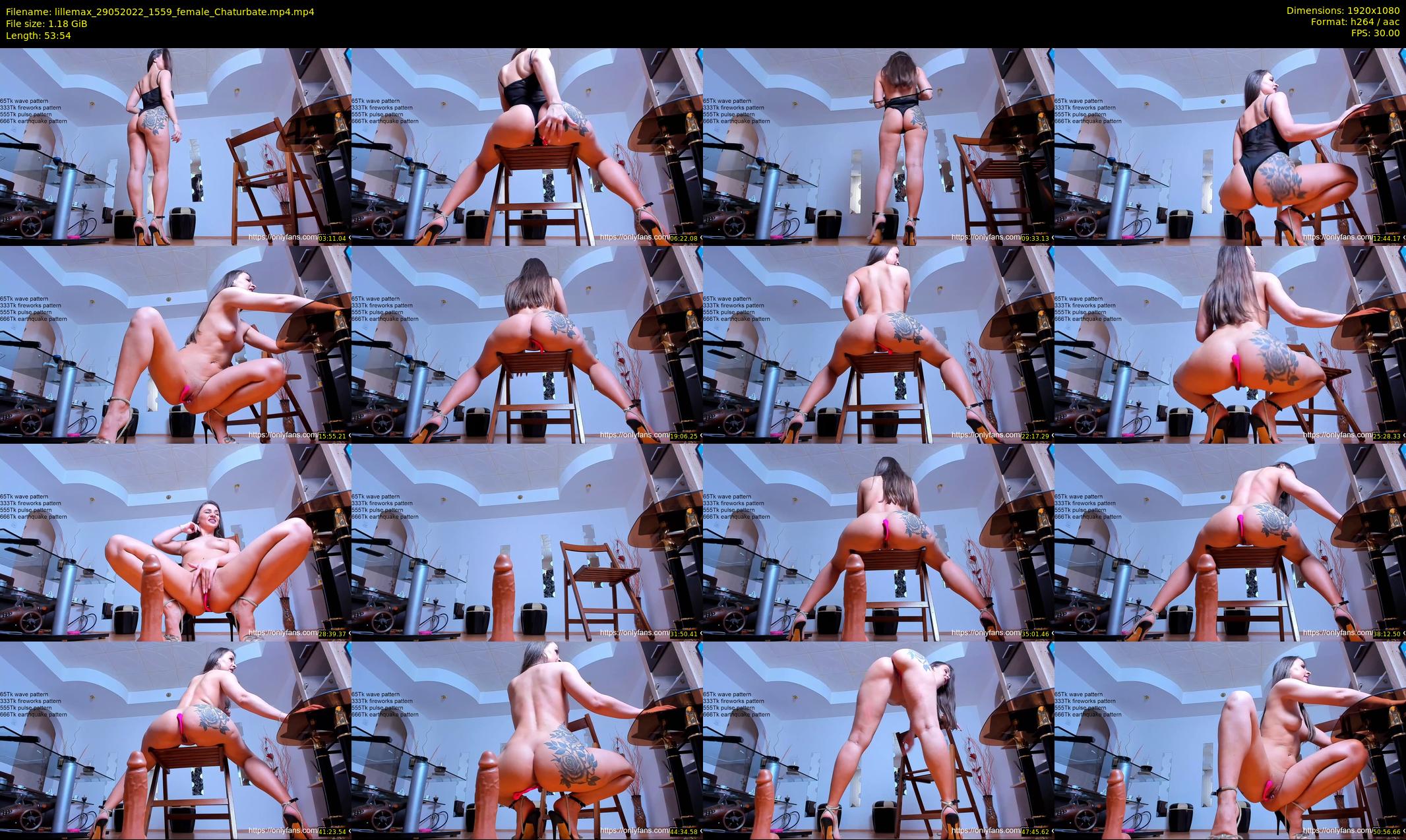 lillemax — 54 minute Chaturbate female cam show recording, 1080p, May 29, 2022