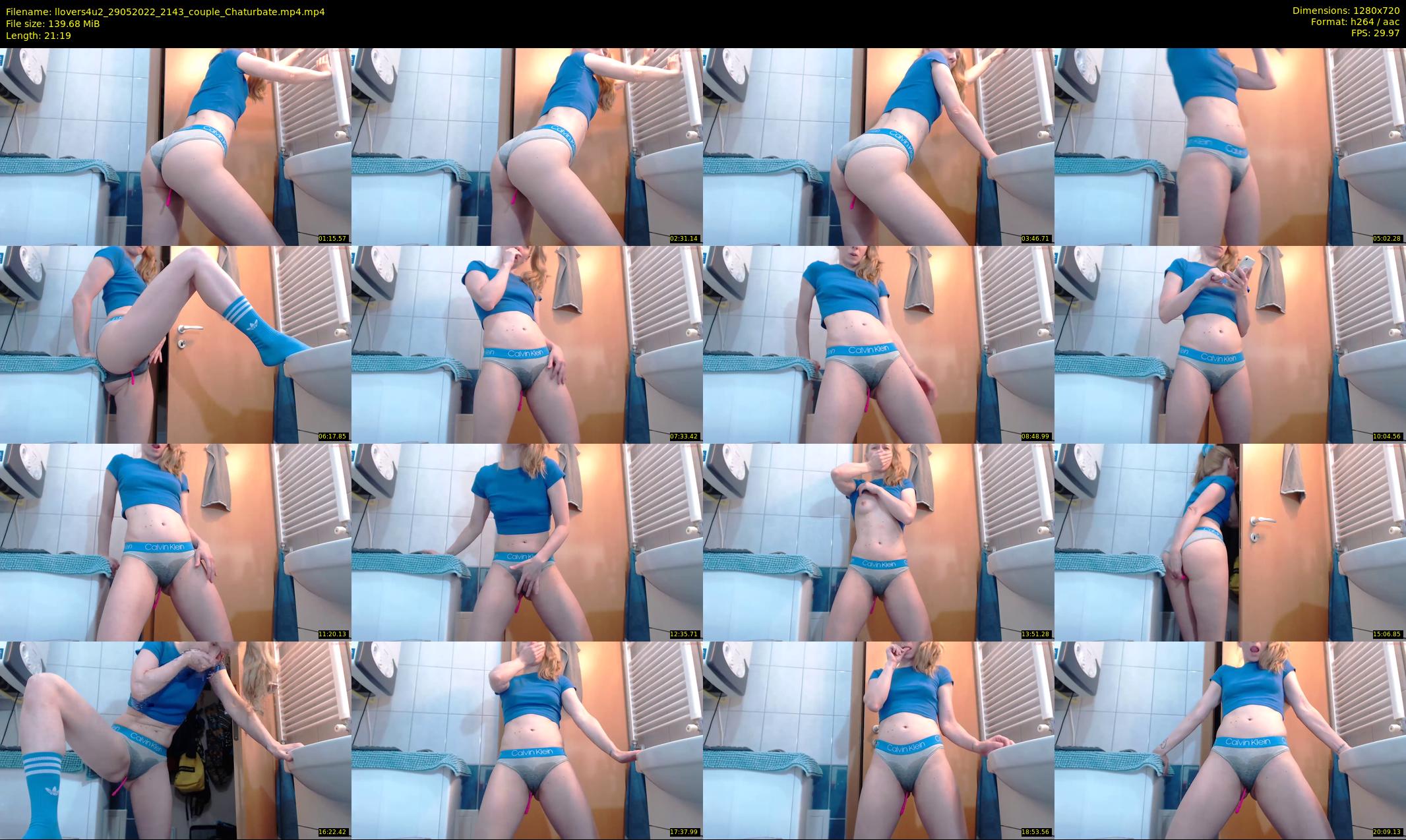 llovers4u2 — 22 minute Chaturbate couple cam show recording, 720p, May 29, 2022