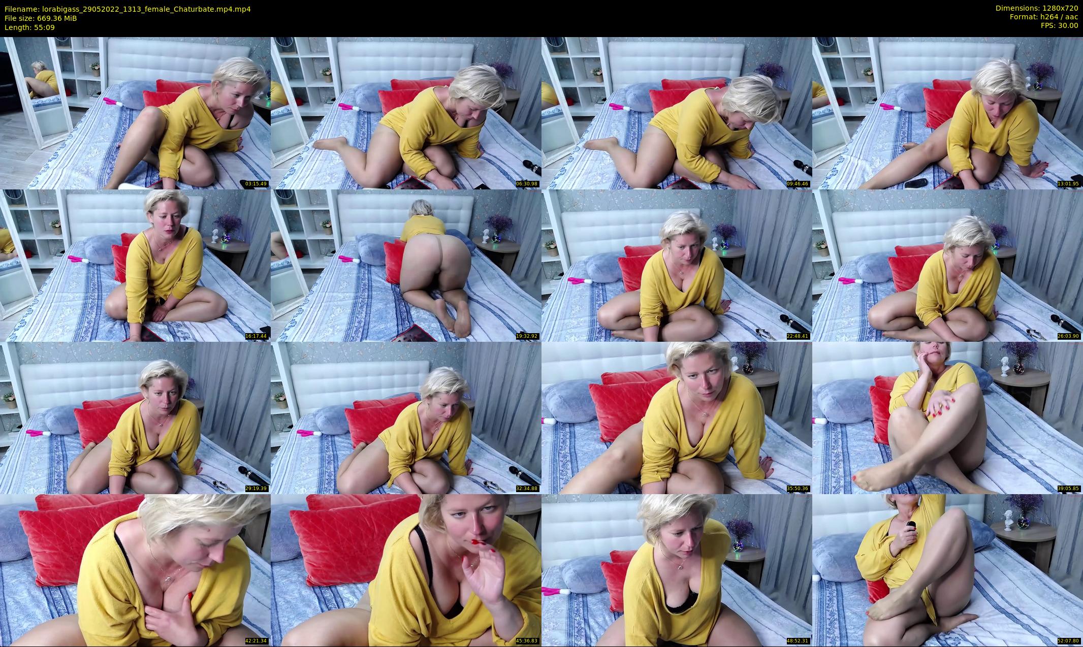 lorabigass — 56 minute Chaturbate female cam show recording, 720p, May 29, 2022