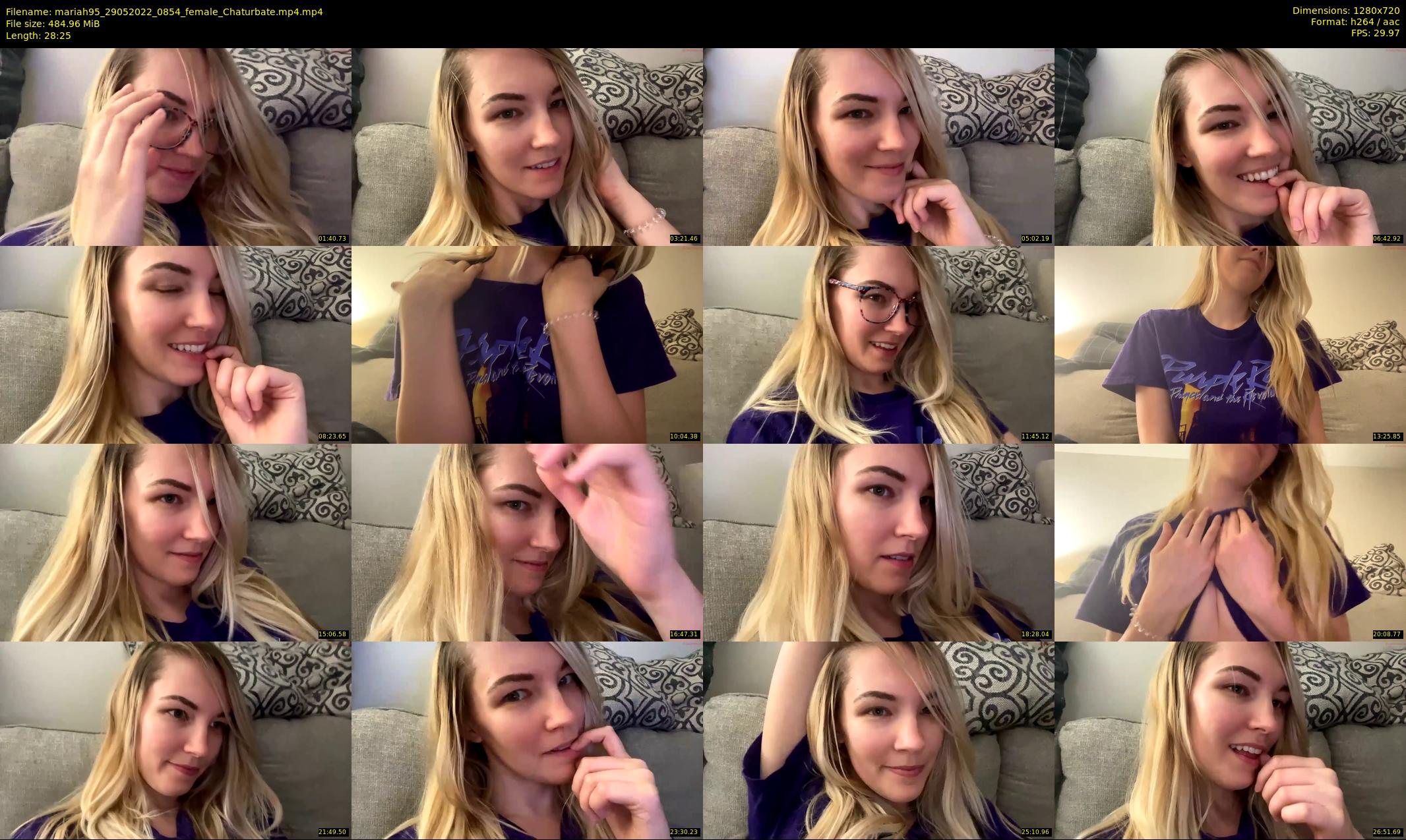 mariah95 — 29 minute Chaturbate female cam show recording, 720p, May 29, 2022