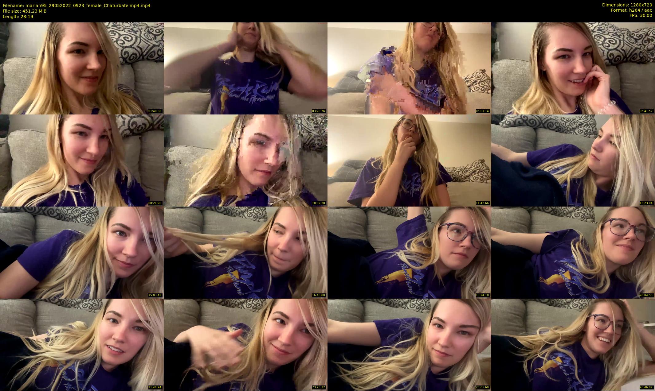 mariah95 — 29 minute Chaturbate female cam show recording, 720p, May 29, 2022