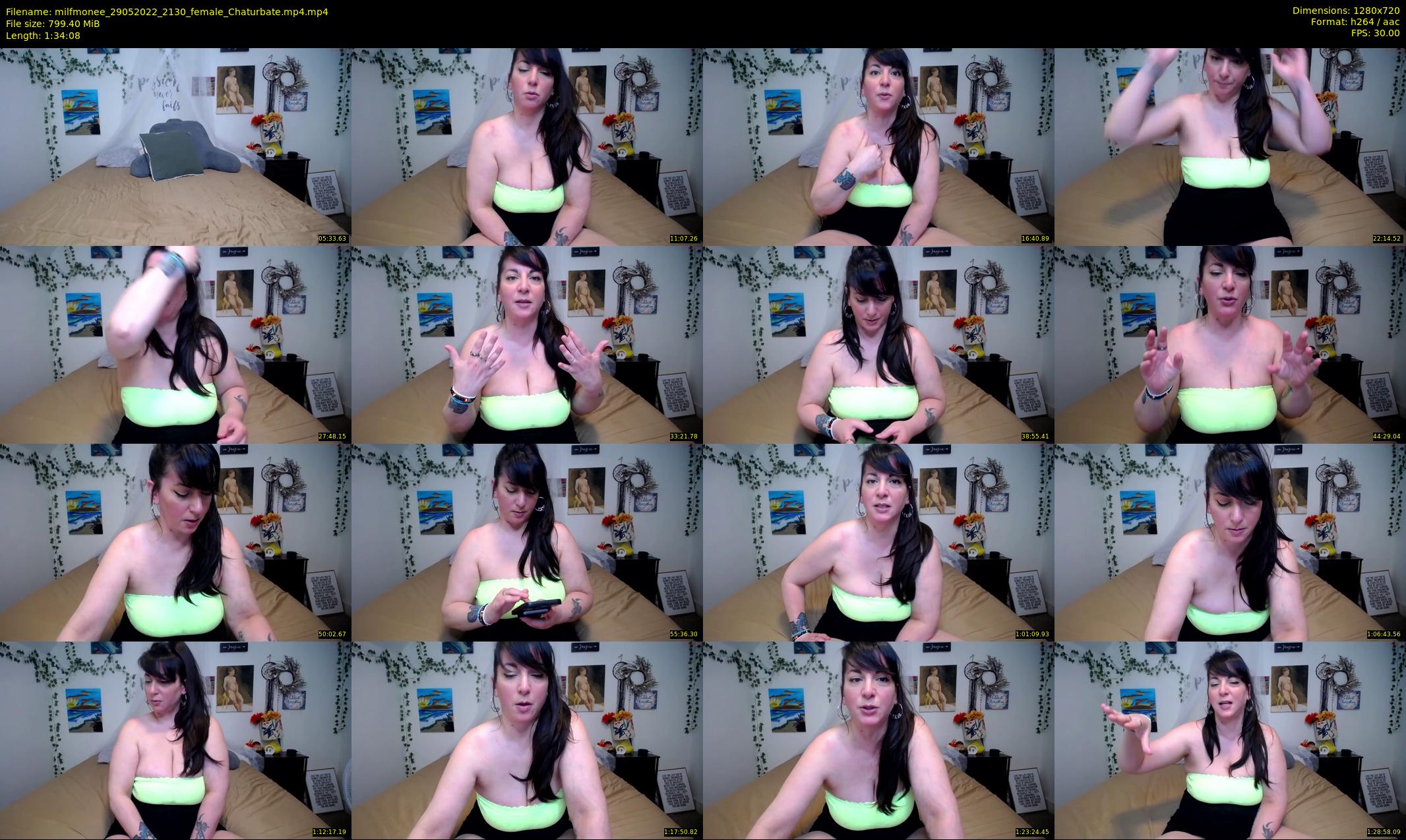 milfmonee — 95 minute Chaturbate female cam show recording, 720p, May 29, 2022