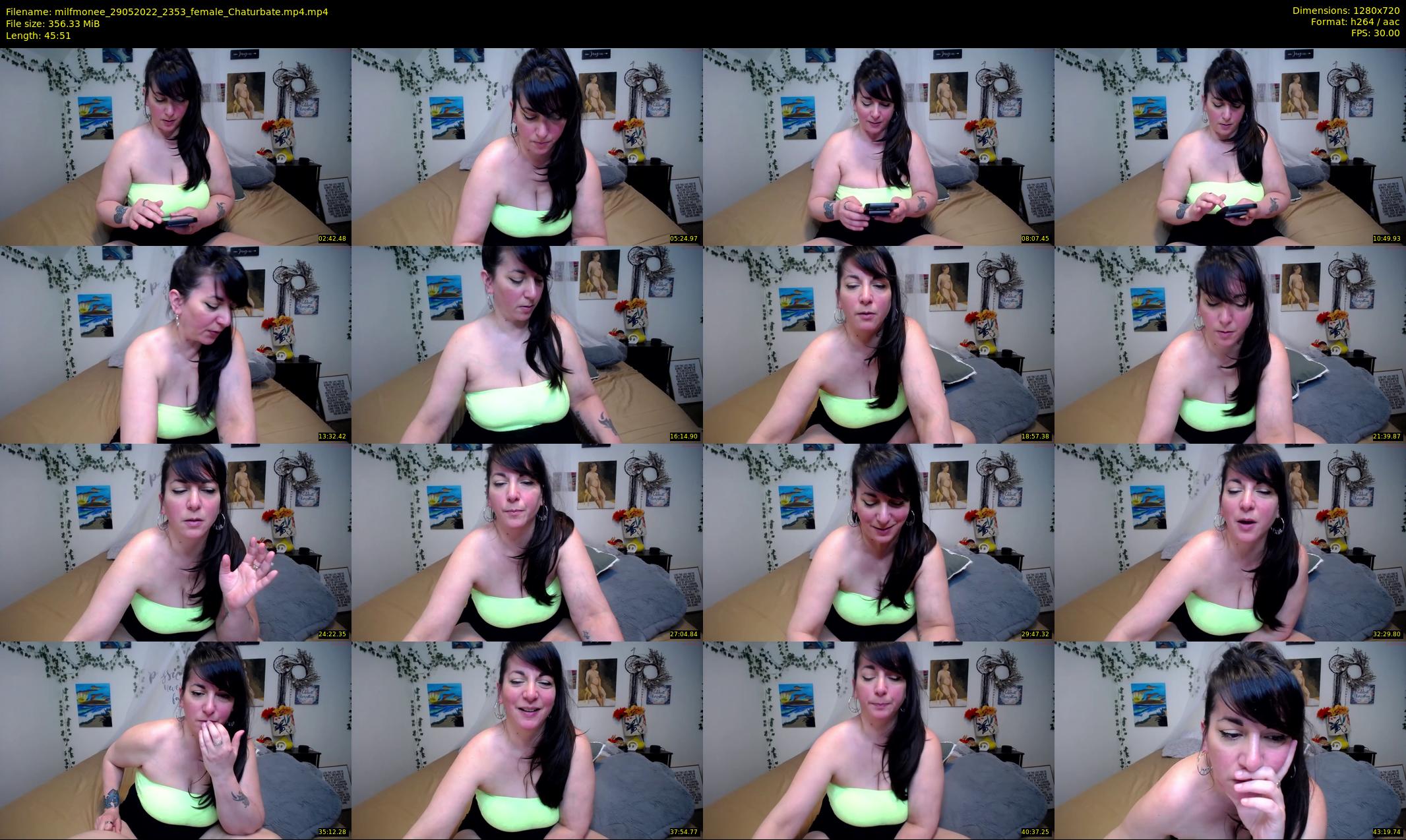 milfmonee — 46 minute Chaturbate female cam show recording, 720p, May 29, 2022