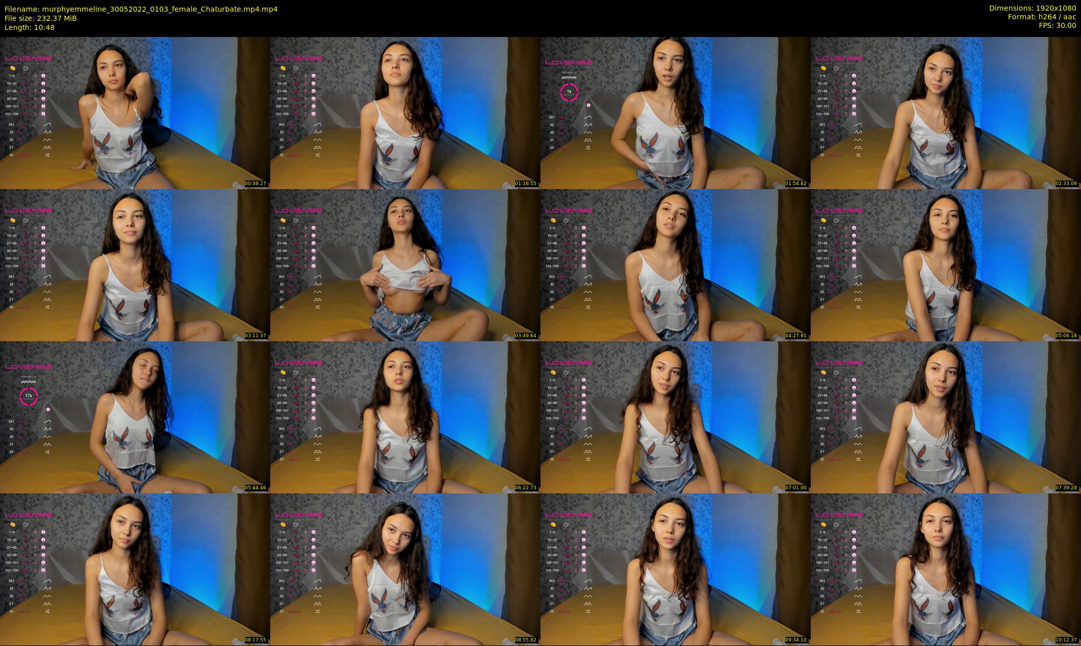 murphyemmeline — 11 minute Chaturbate female cam show recording, 1080p, May 30, 2022