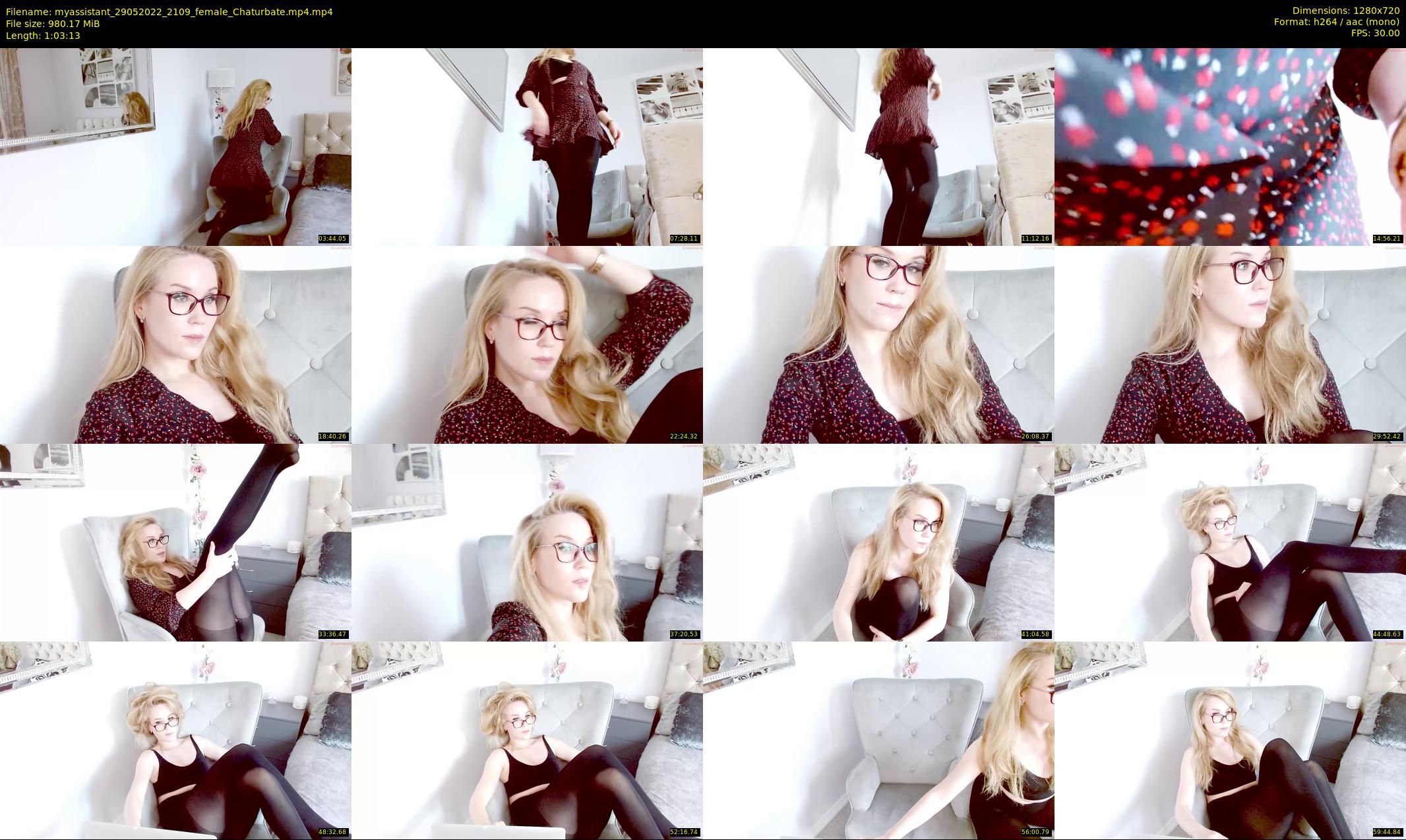 myassistant — 64 minute Chaturbate female cam show recording, 720p, May 29, 2022