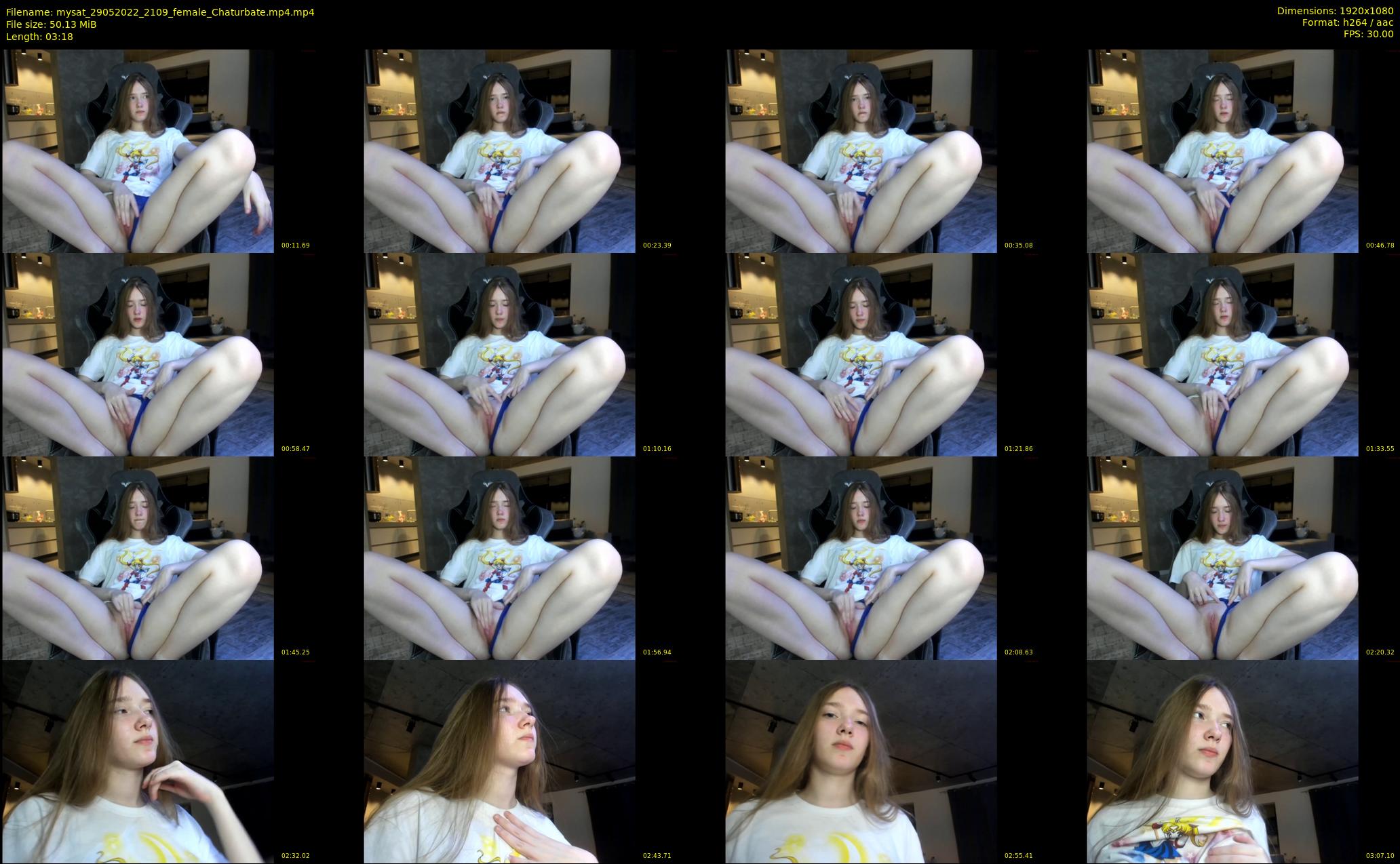 mysat — 4 minute Chaturbate female cam show recording, 1080p, May 29, 2022