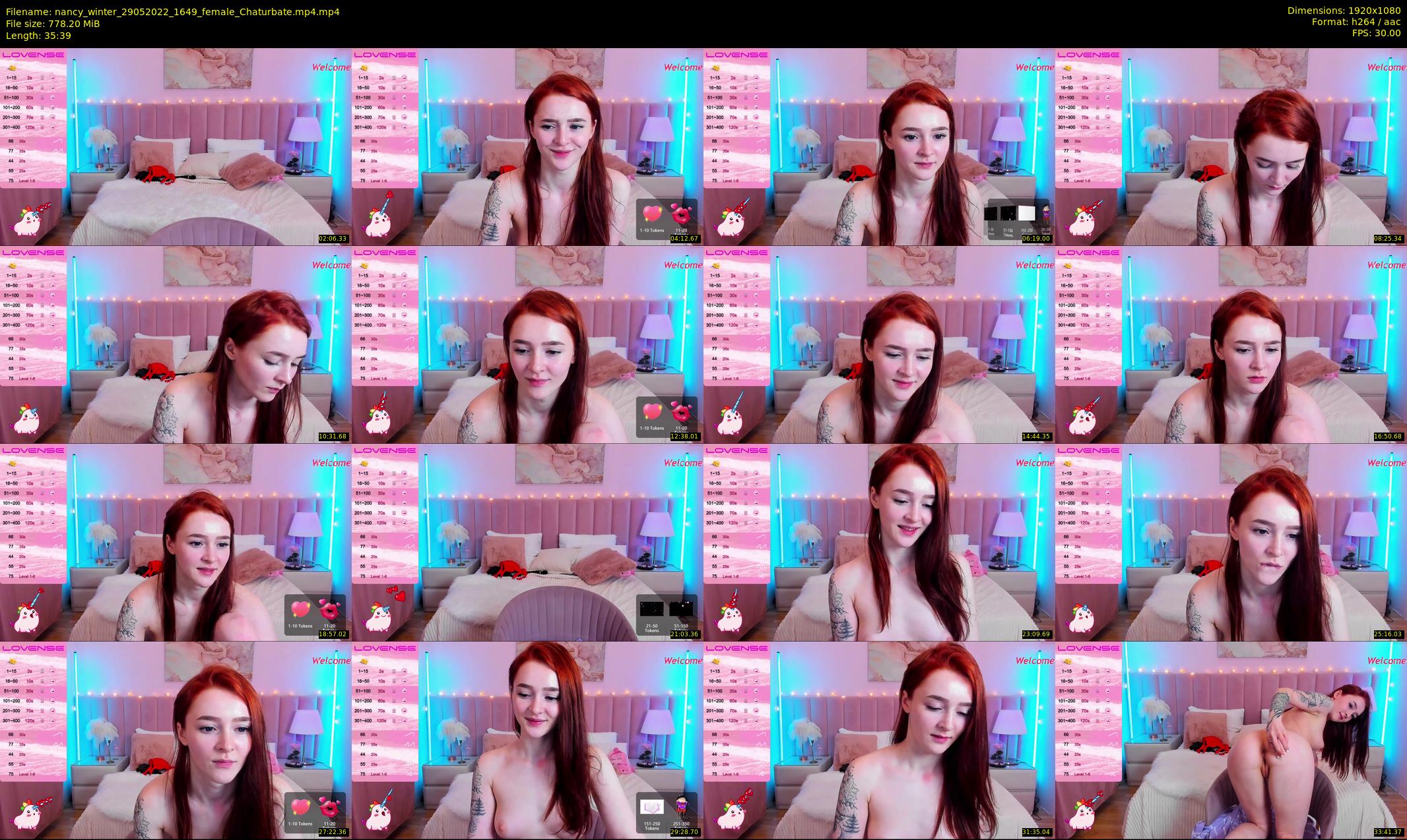 nancy_winter — 36 minute Chaturbate female cam show recording, 1080p, May 29, 2022