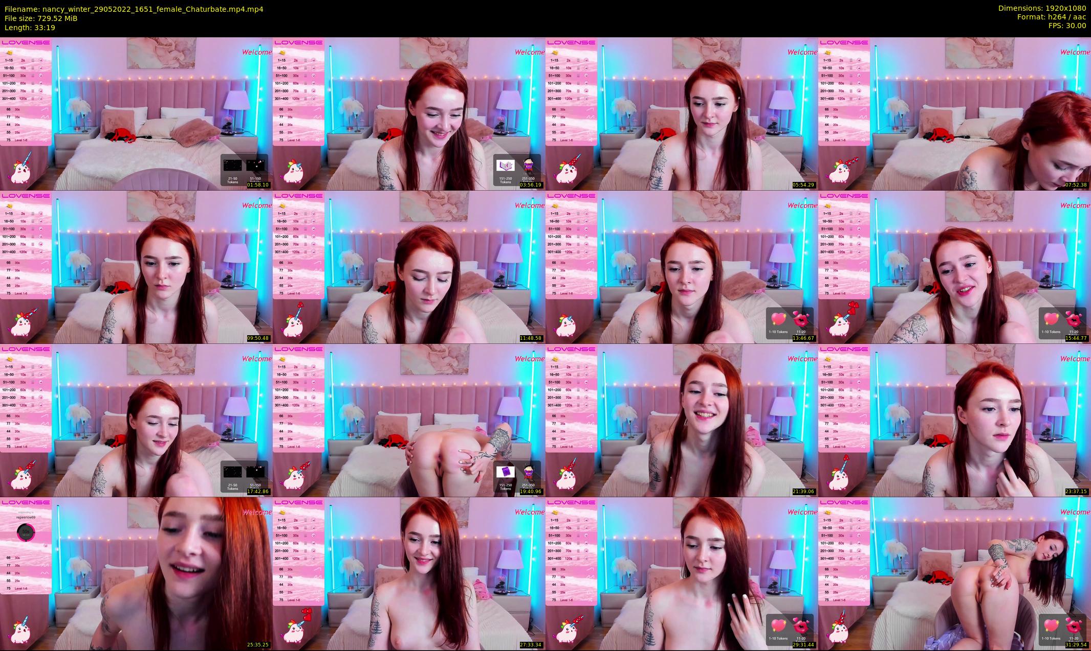 nancy_winter — 34 minute Chaturbate female cam show recording, 1080p, May 29, 2022