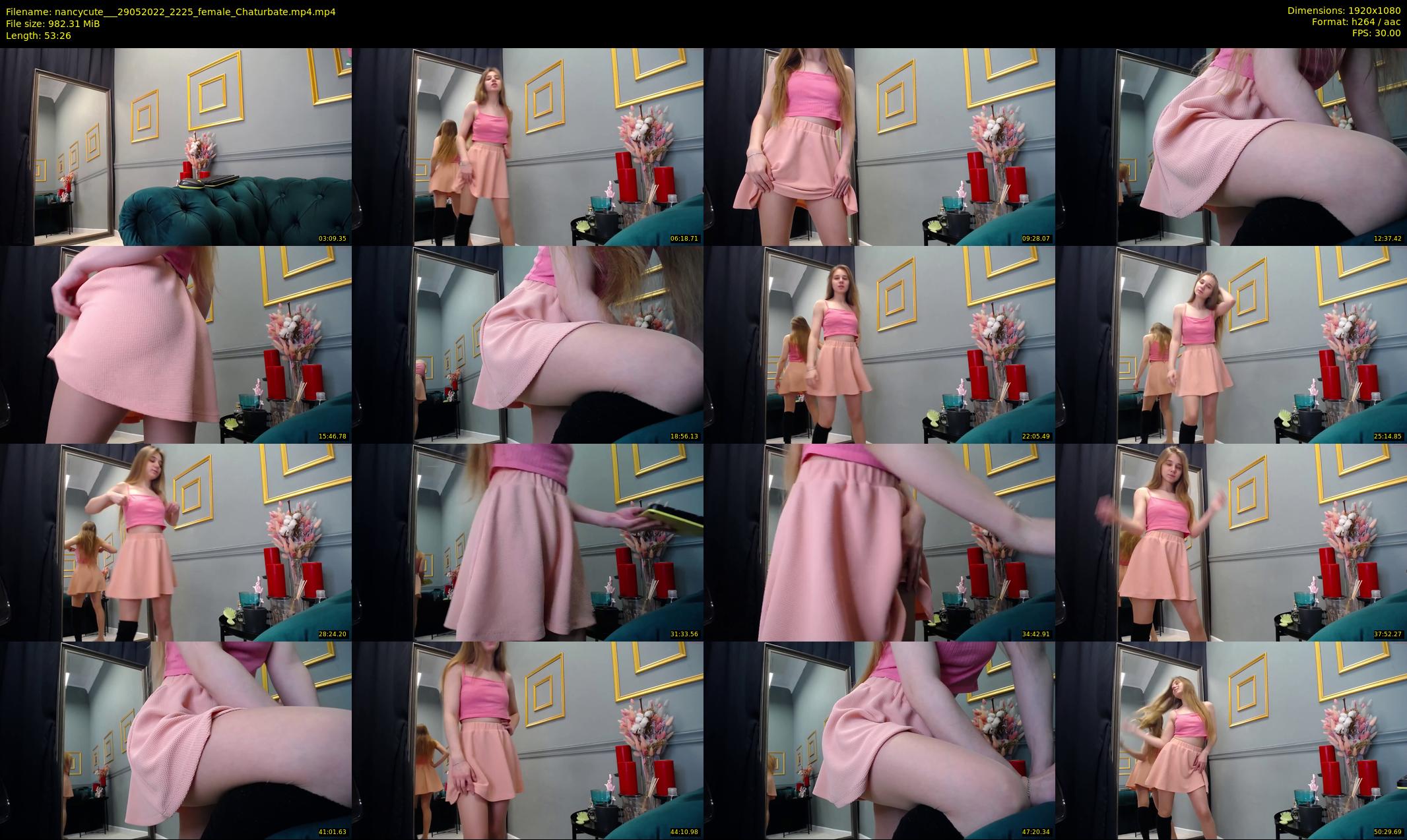 nancycute__ — 54 minute Chaturbate female cam show recording, 1080p, May 29, 2022