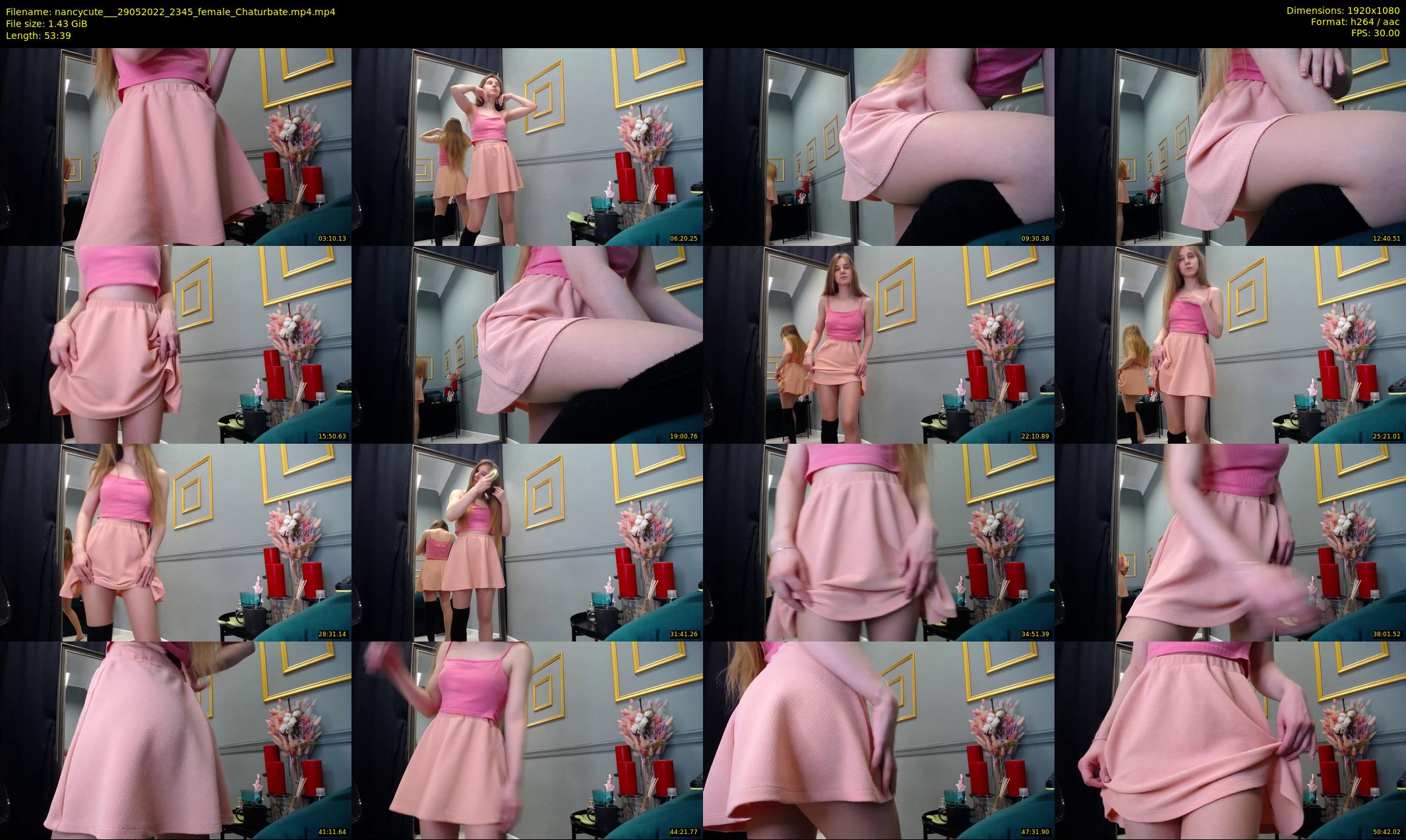 nancycute__ — 54 minute Chaturbate female cam show recording, 1080p, May 29, 2022