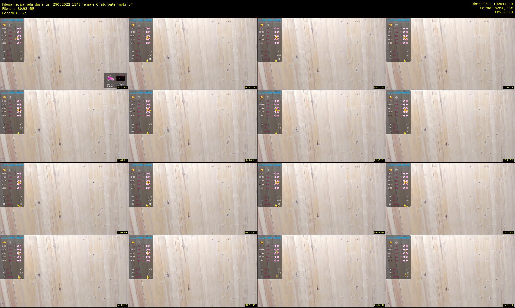 pamela_dimantis_ — 6 minute Chaturbate female cam show recording, 1080p, May 29, 2022