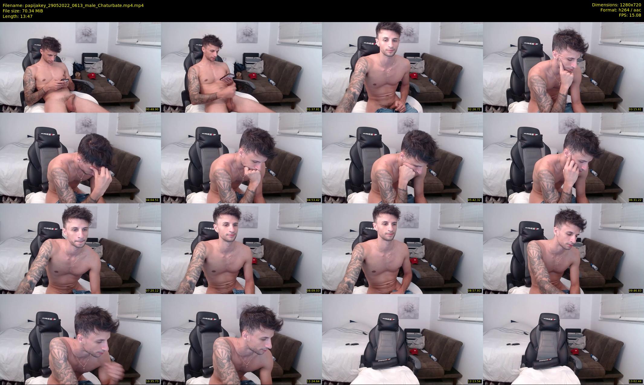 papijakey — 14 minute Chaturbate male cam show recording, 720p, May 29, 2022