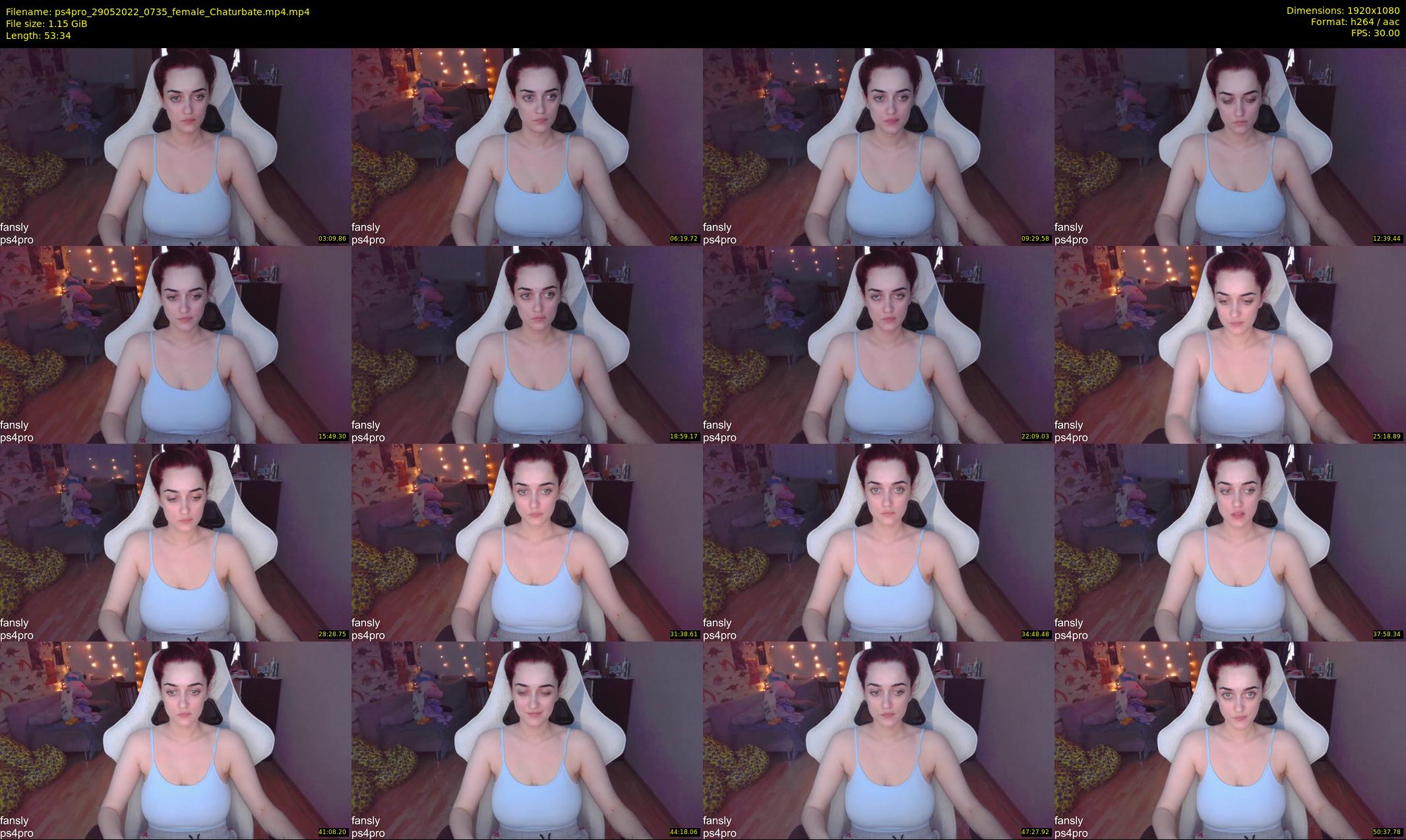 ps4pro — 54 minute Chaturbate female cam show recording, 1080p, May 29, 2022