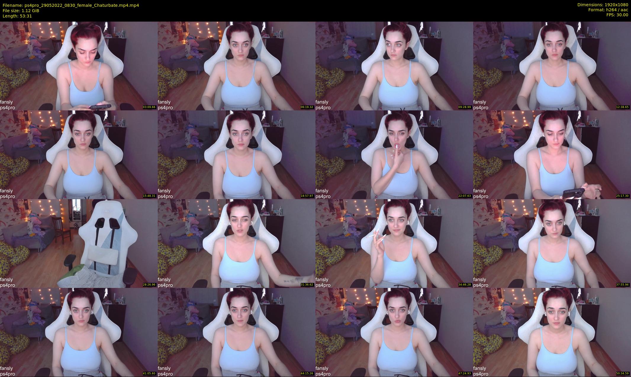 ps4pro — 54 minute Chaturbate female cam show recording, 1080p, May 29, 2022
