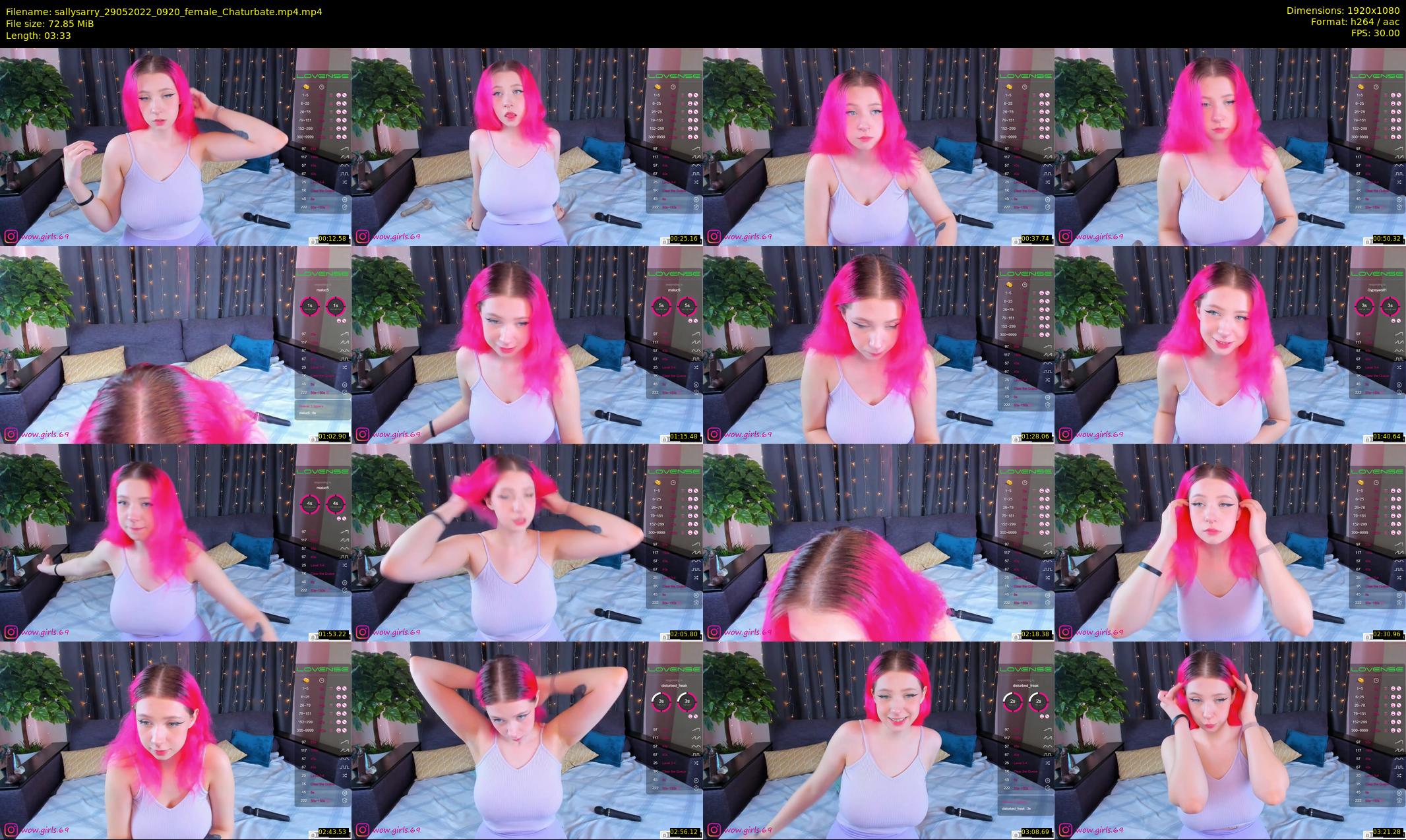 sallysarry — 4 minute Chaturbate couple cam show recording, 1080p, May 29, 2022