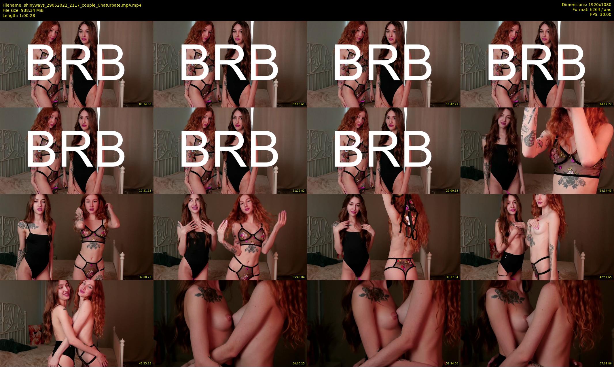 shinyways — 61 minute Chaturbate couple cam show recording, 1080p, May 29, 2022