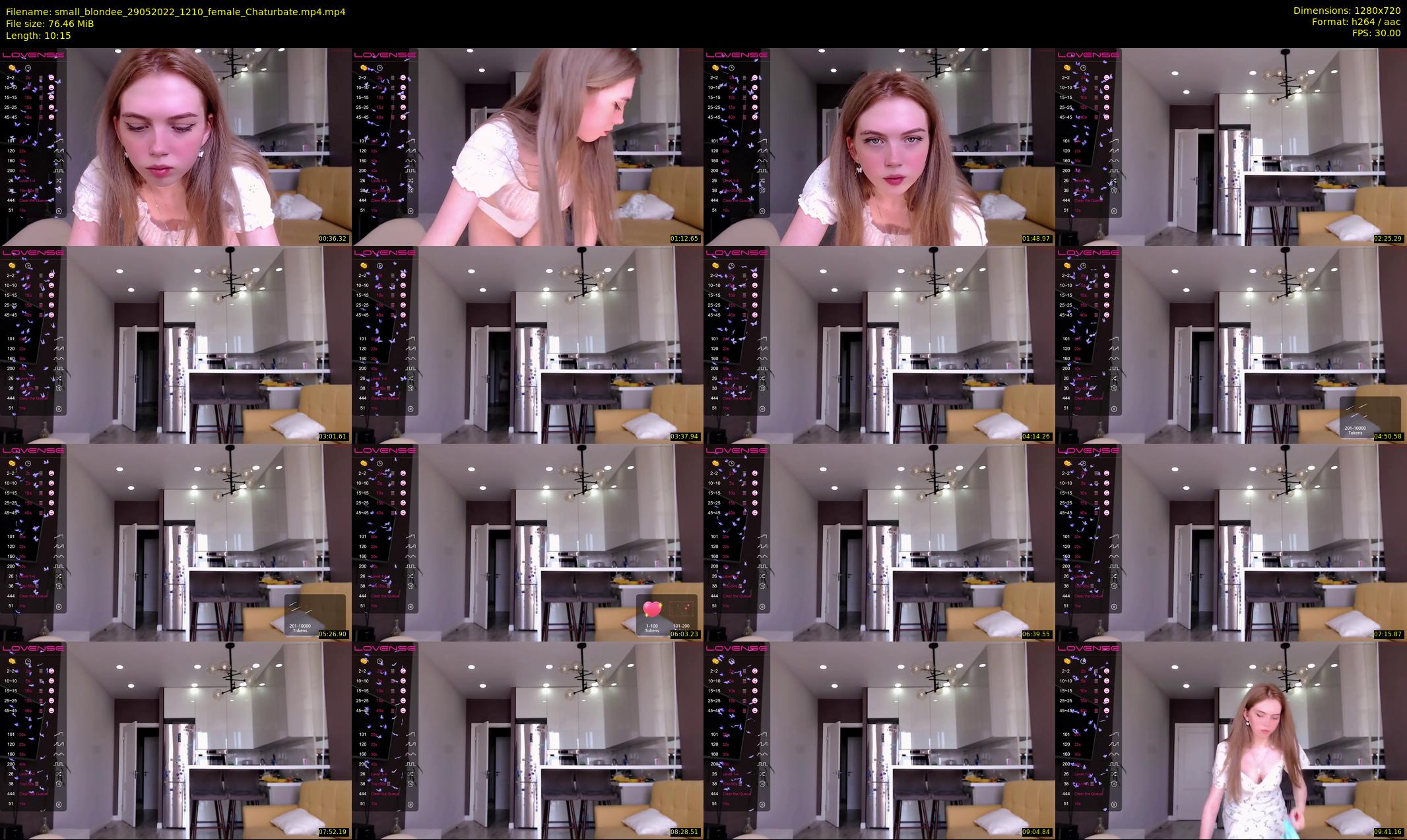 small_blondee — 11 minute Chaturbate female cam show recording, 720p, May 29, 2022