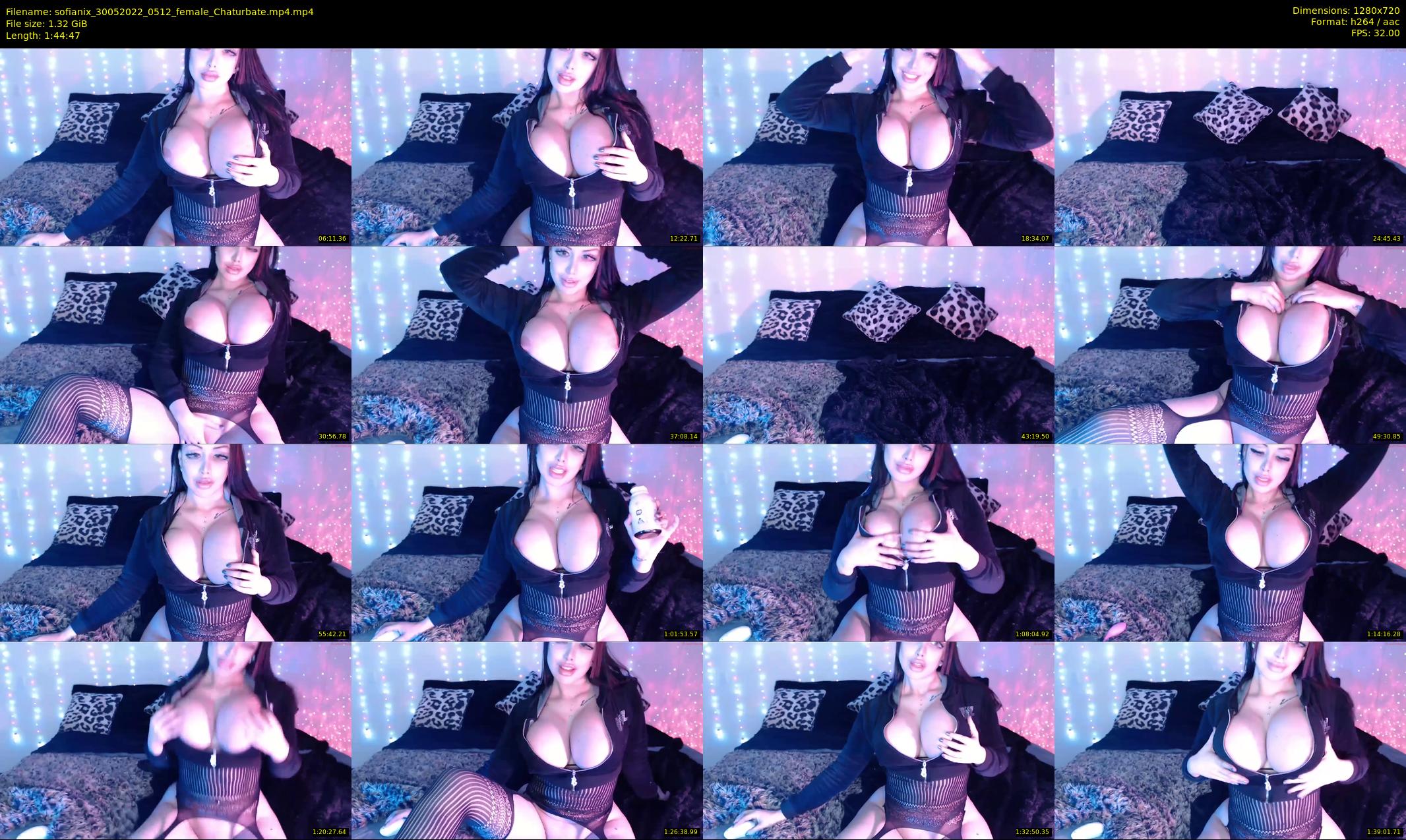 sofianix — 105 minute Chaturbate female cam show recording, 720p, May 30, 2022