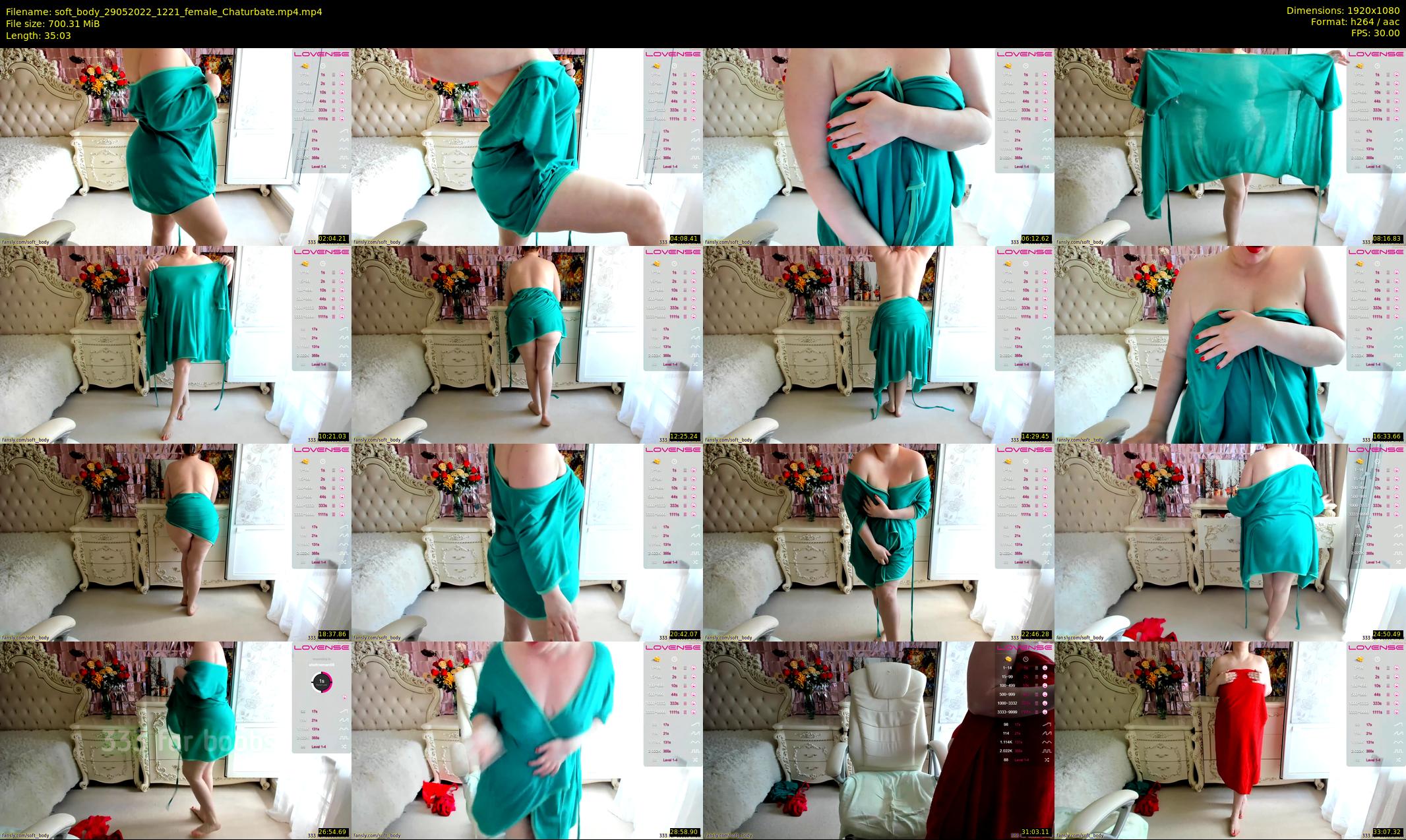 soft_body — 36 minute Chaturbate female cam show recording, 1080p, May 29, 2022