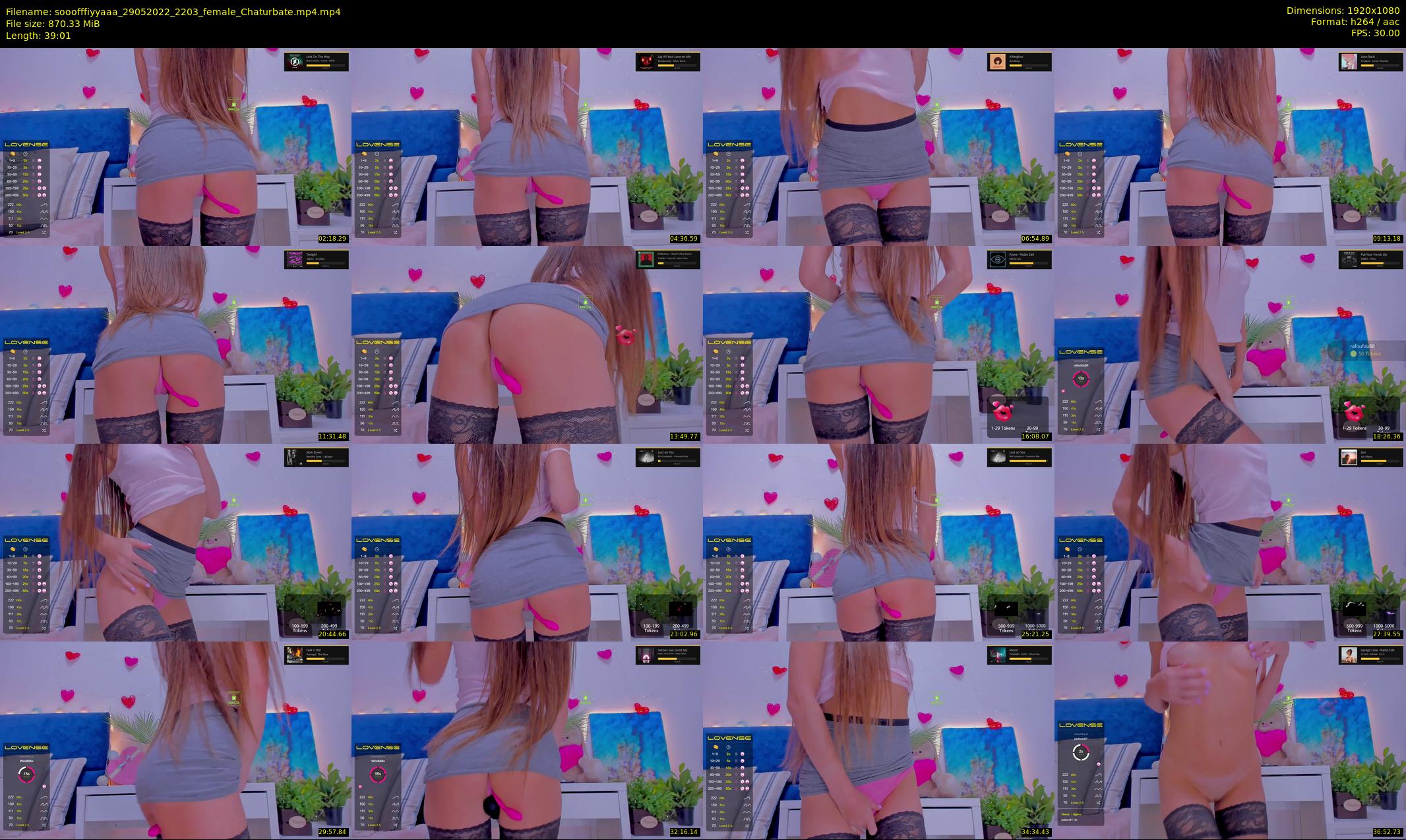 sooofffiyyaaa — 40 minute Chaturbate female cam show recording, 1080p, May 29, 2022