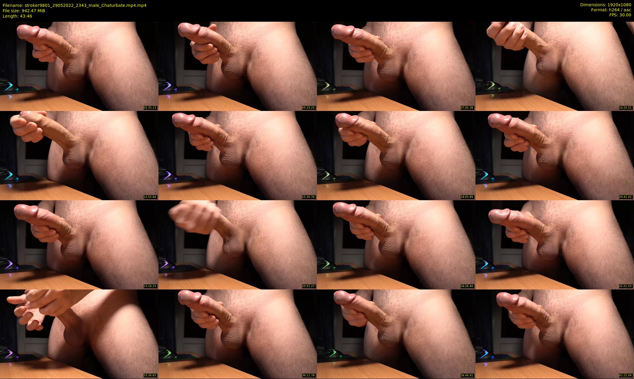 stroker9801 — 44 minute Chaturbate male cam show recording, 1080p, May 29, 2022