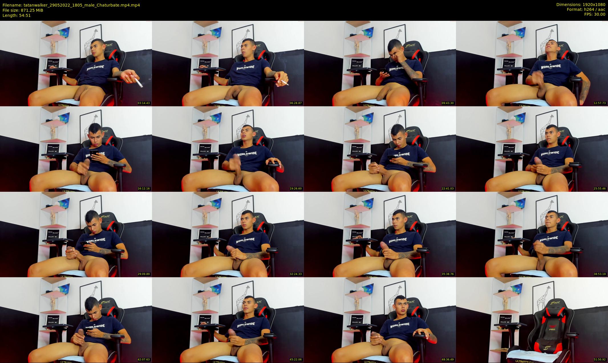 tatanwalker — 55 minute Chaturbate male cam show recording, 1080p, May 29, 2022