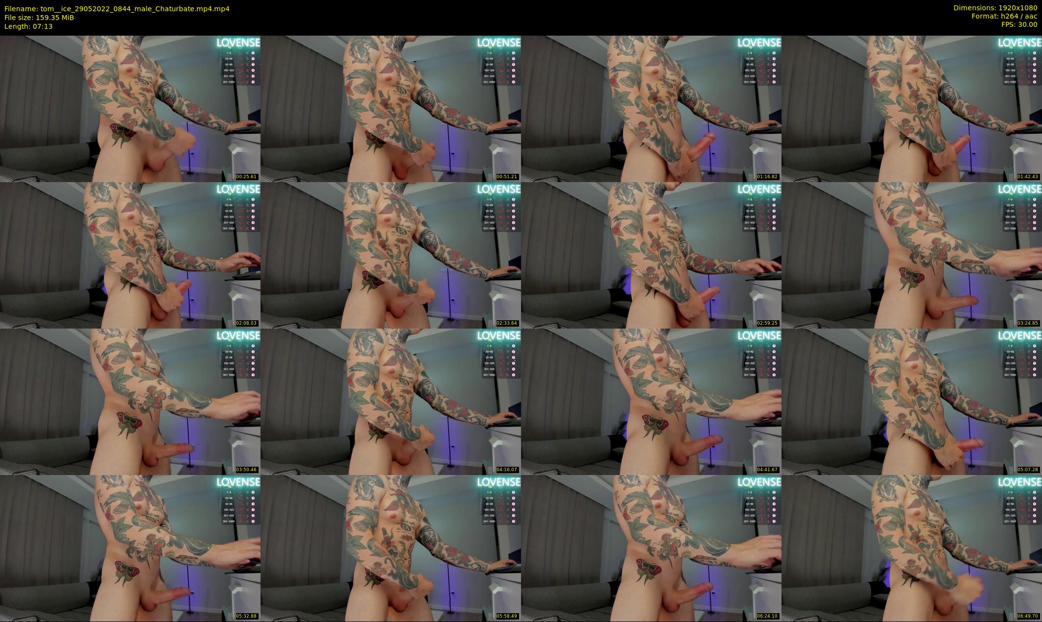 tom__ice — 8 minute Chaturbate male cam show recording, 1080p, May 29, 2022