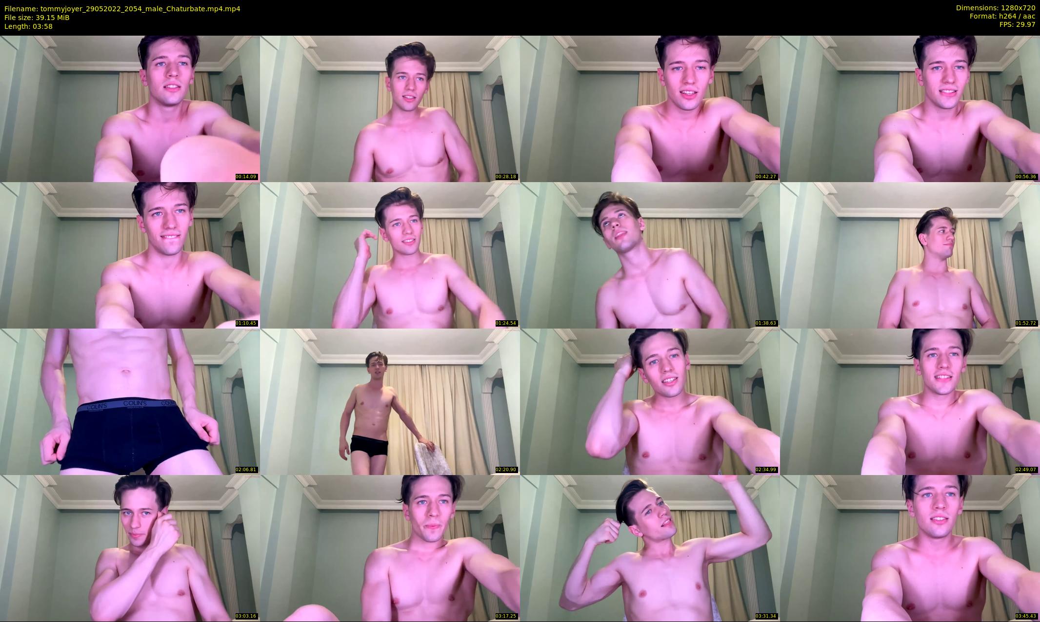 tommyjoyer — 4 minute Chaturbate male cam show recording, 720p, May 29, 2022
