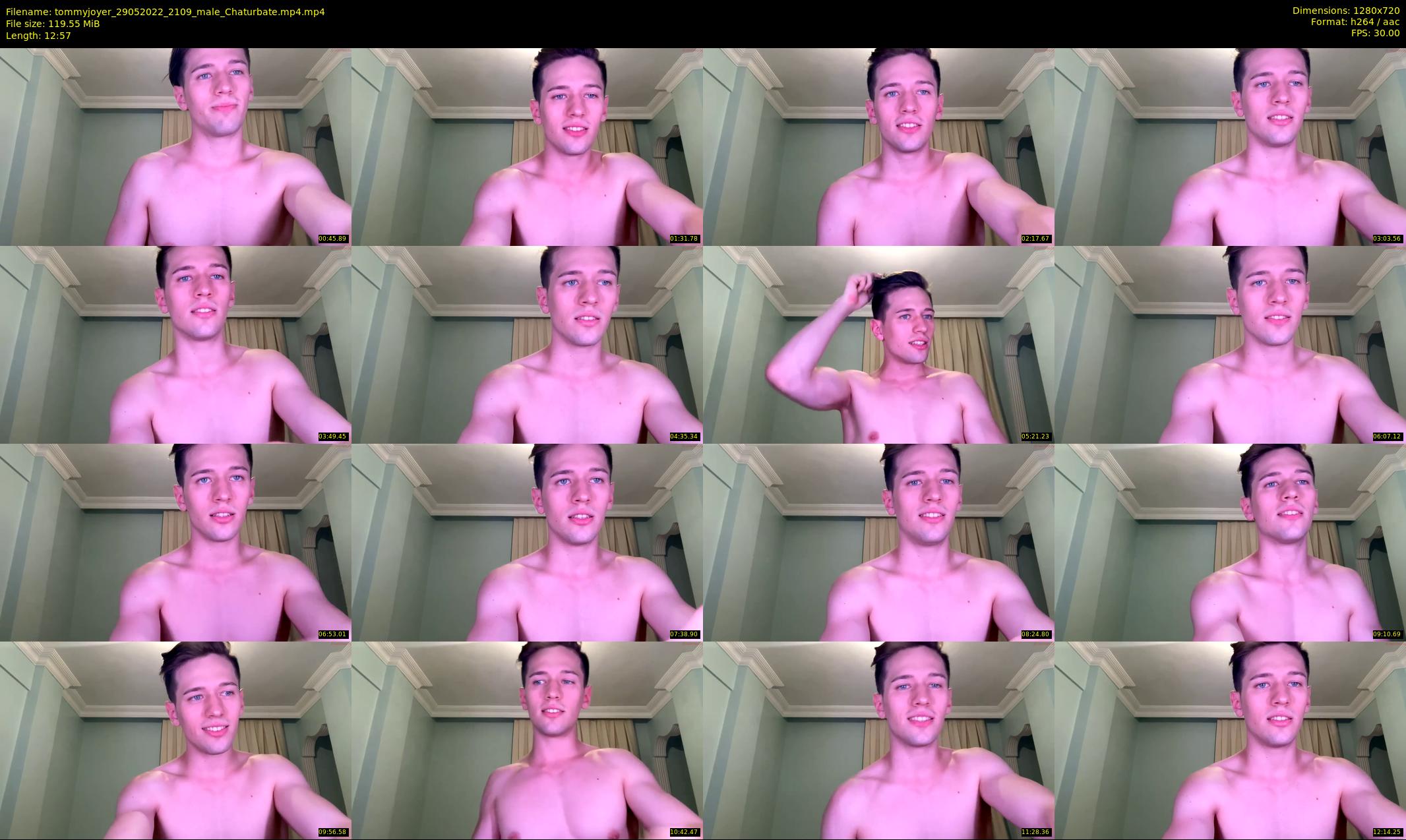 tommyjoyer — 13 minute Chaturbate male cam show recording, 720p, May 29, 2022