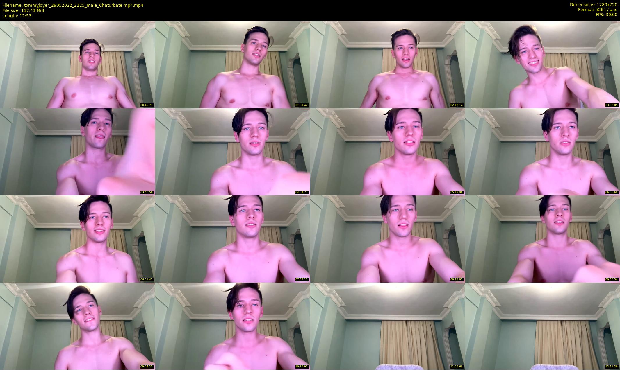 tommyjoyer — 13 minute Chaturbate male cam show recording, 720p, May 29, 2022