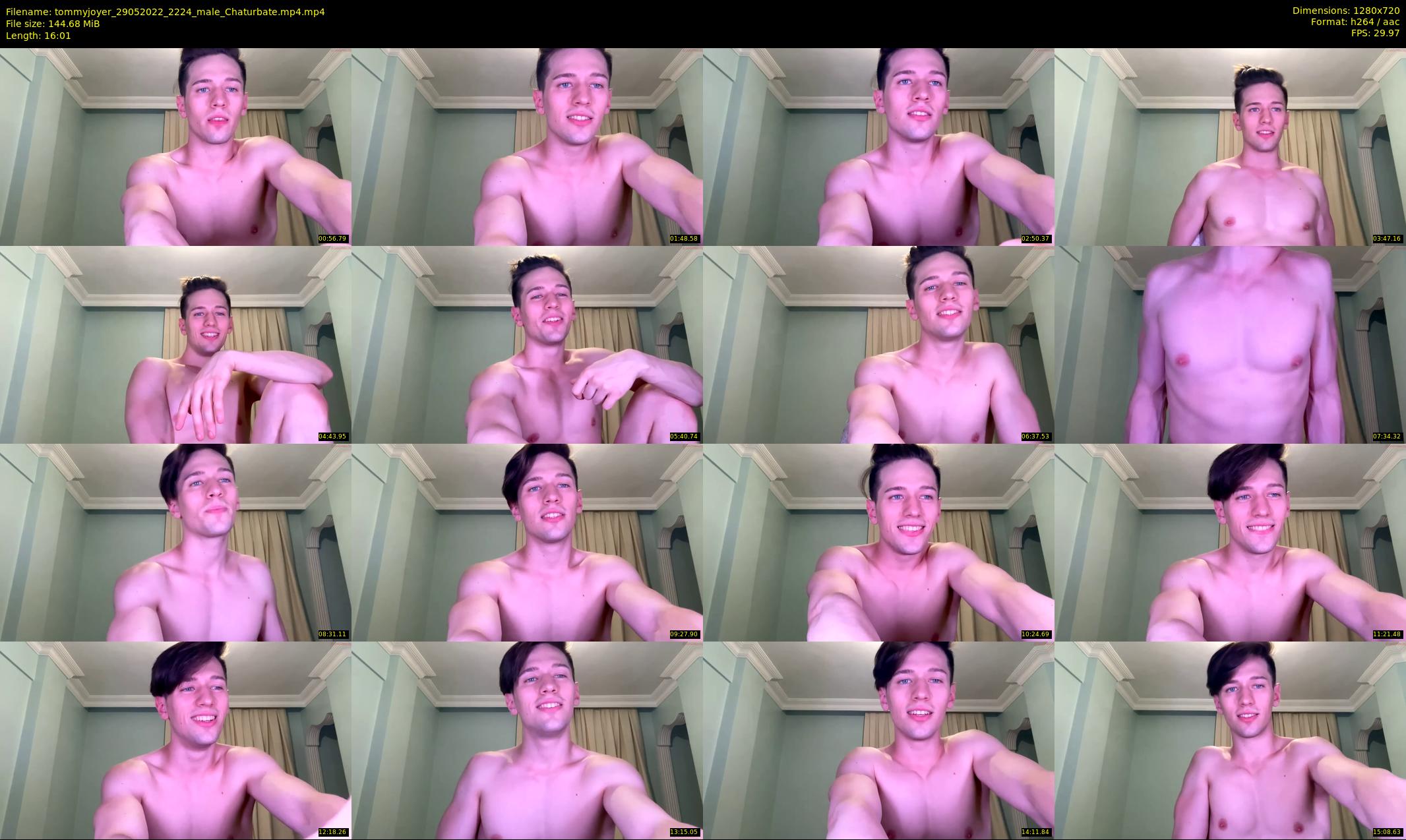 tommyjoyer — 17 minute Chaturbate male cam show recording, 720p, May 29, 2022
