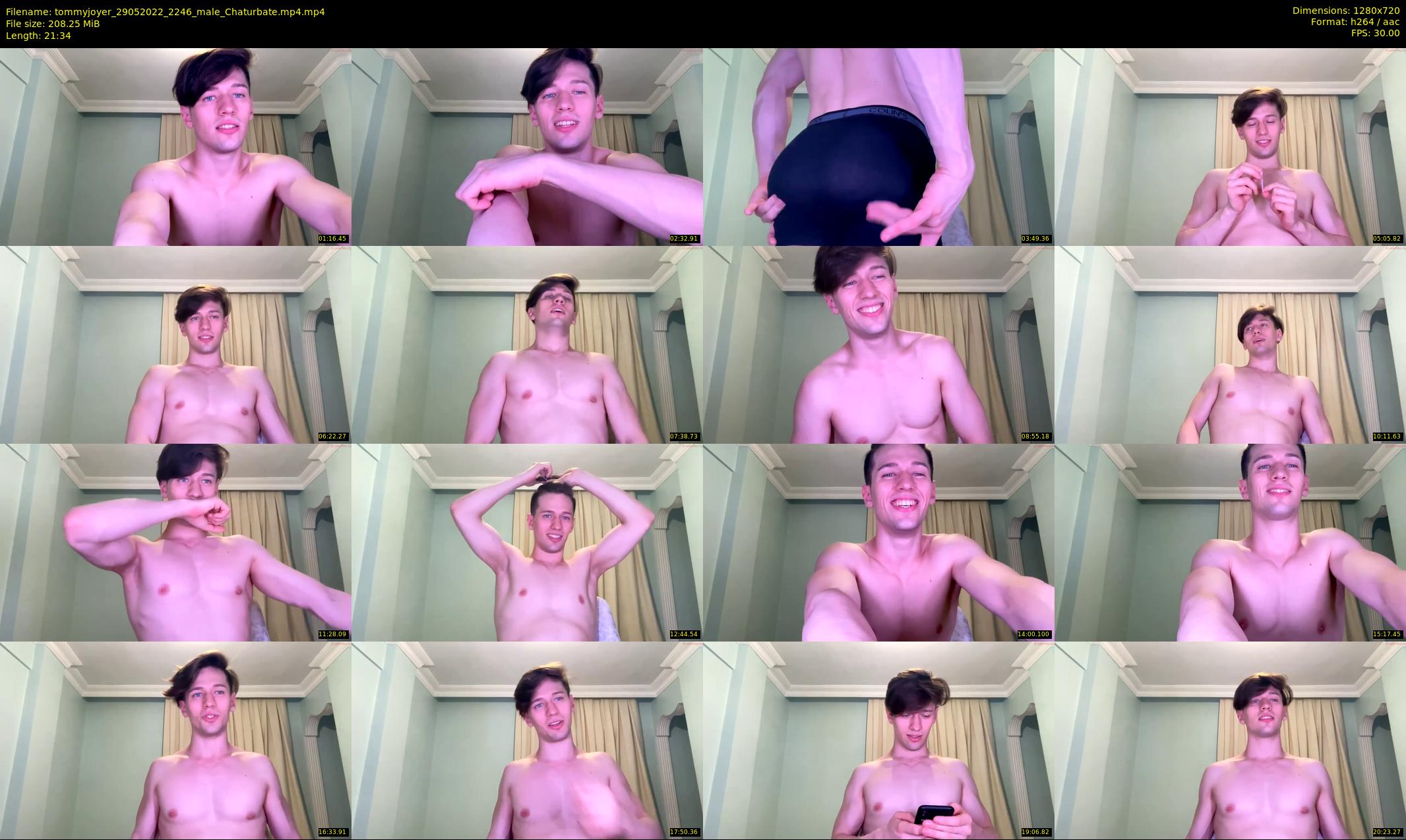 tommyjoyer — 22 minute Chaturbate male cam show recording, 720p, May 29, 2022