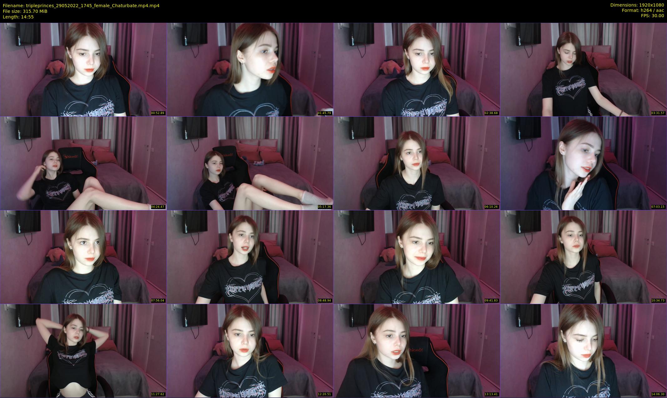 tripleprinces — 15 minute Chaturbate female cam show recording, 1080p, May 29, 2022