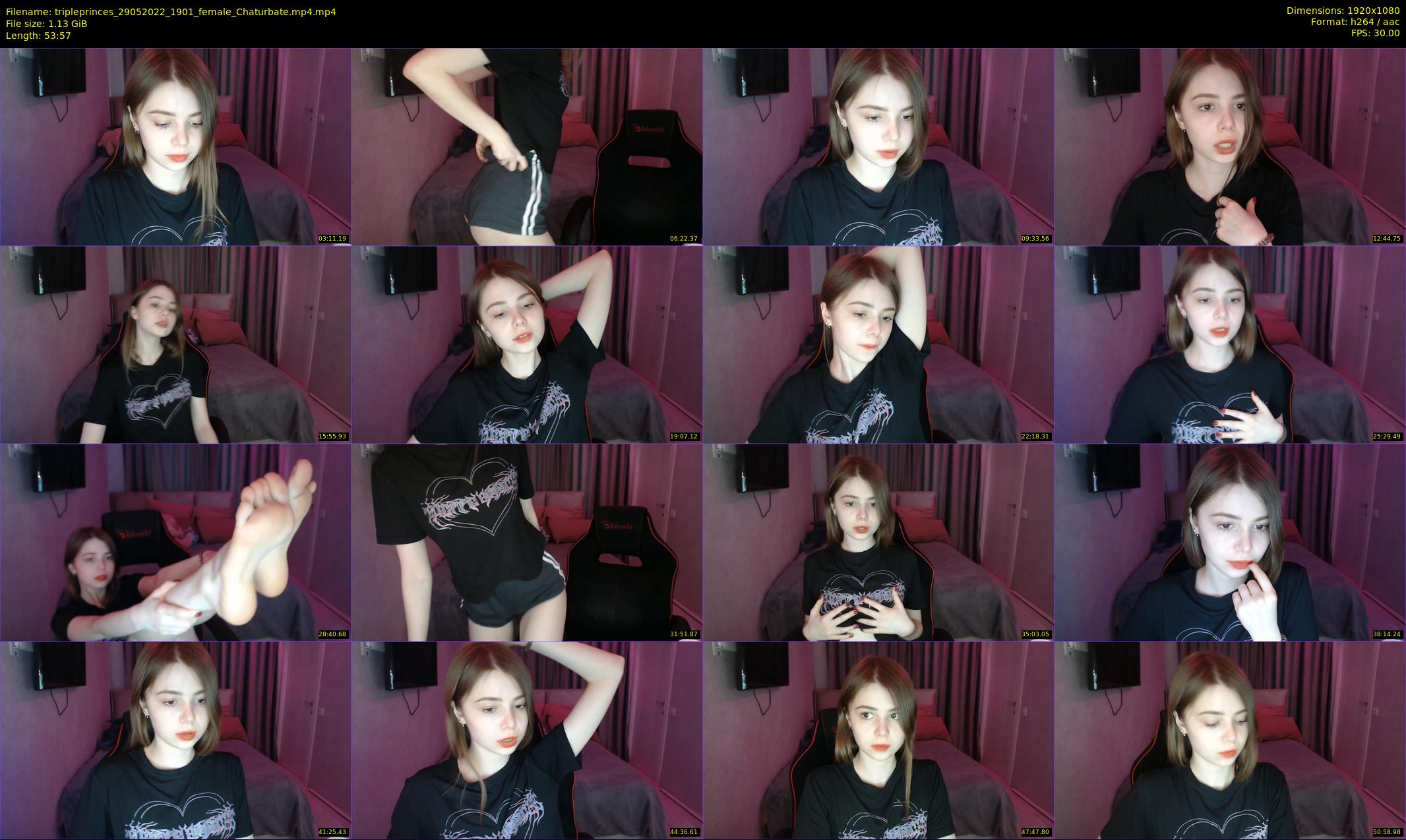 tripleprinces — 54 minute Chaturbate female cam show recording, 1080p, May 29, 2022